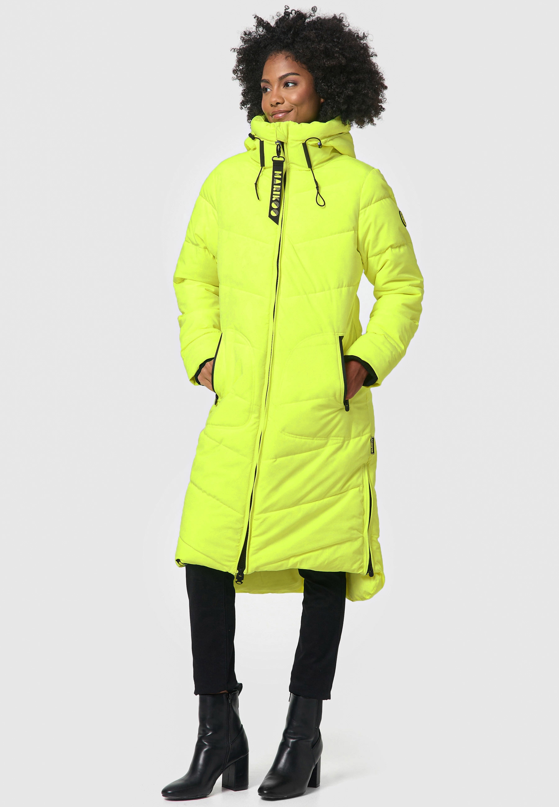 Marikoo Winterjacke »Benikoo«, langer Winter Mantel gesteppt online kaufen  | I\'m walking