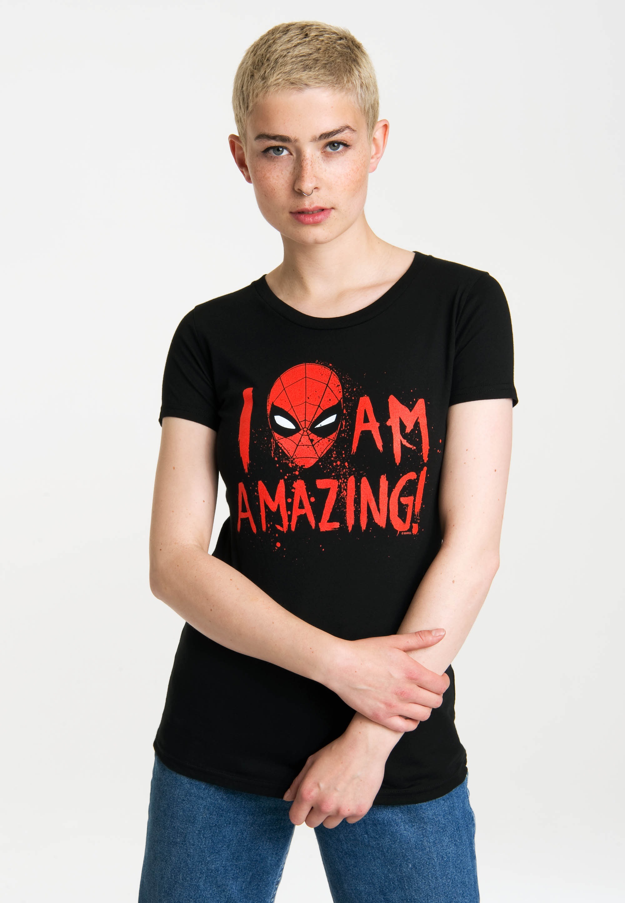 LOGOSHIRT T-Shirt »Marvel Comics«, mit lizenzierten Originaldesign kaufen |  I'm walking