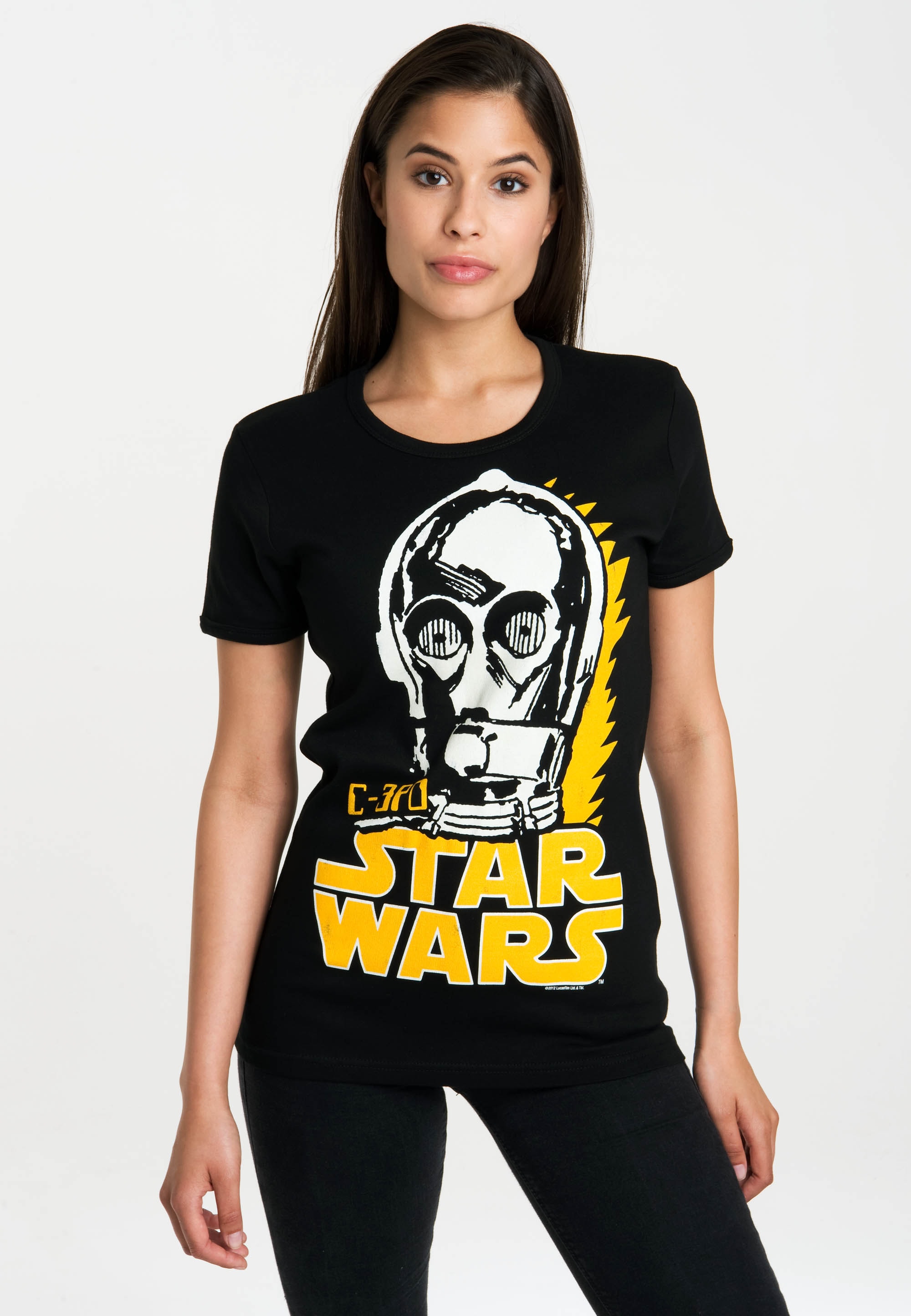 LOGOSHIRT T-Shirt lizenziertem mit »C-3PO«, Originaldesign shoppen