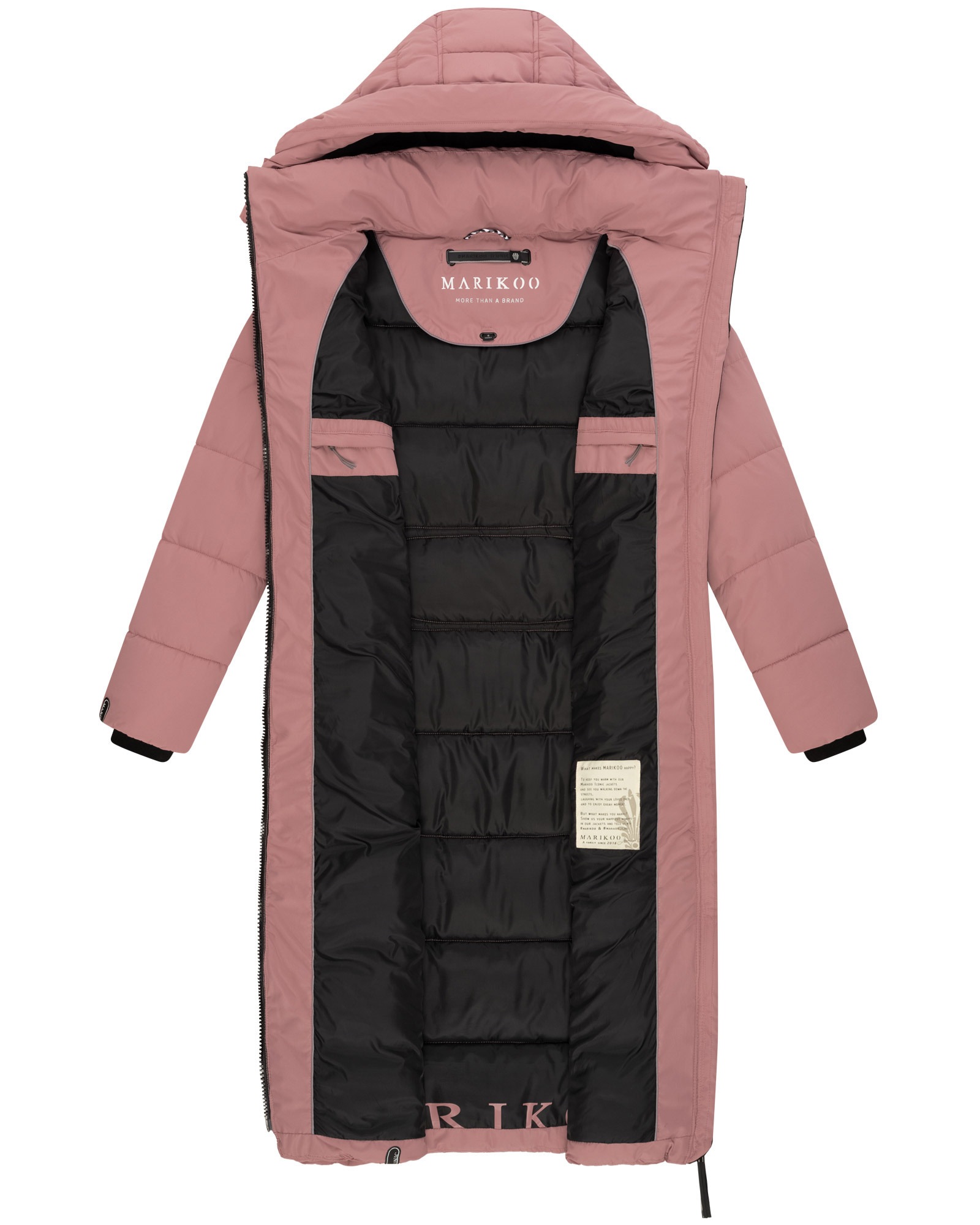 Marikoo Winterjacke »Nadeshikoo XIV«, extra langer Winter Mantel gesteppt  online