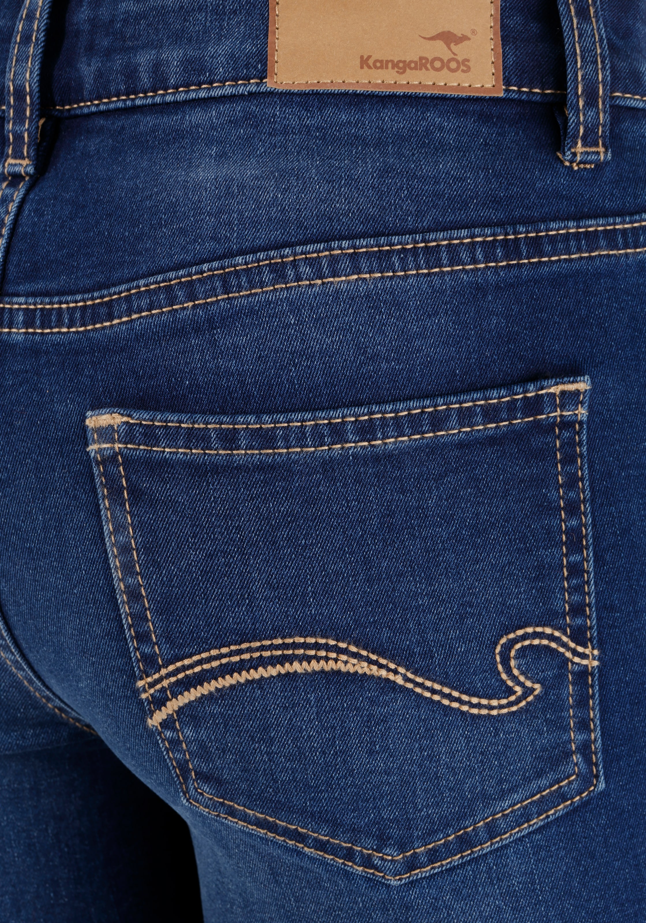5-Pocket-Jeans online KangaROOS I\'m »SUPER SKINNY | used-Effekt walking mit HIGH RISE«,