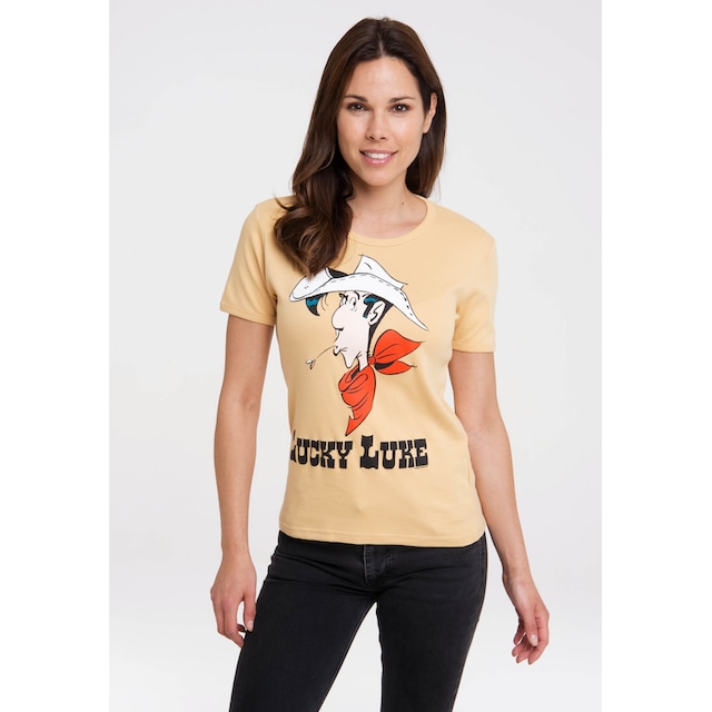 LOGOSHIRT T-Shirt »Lucky Luke Portrait«, mit coolem Print kaufen | I'm  walking