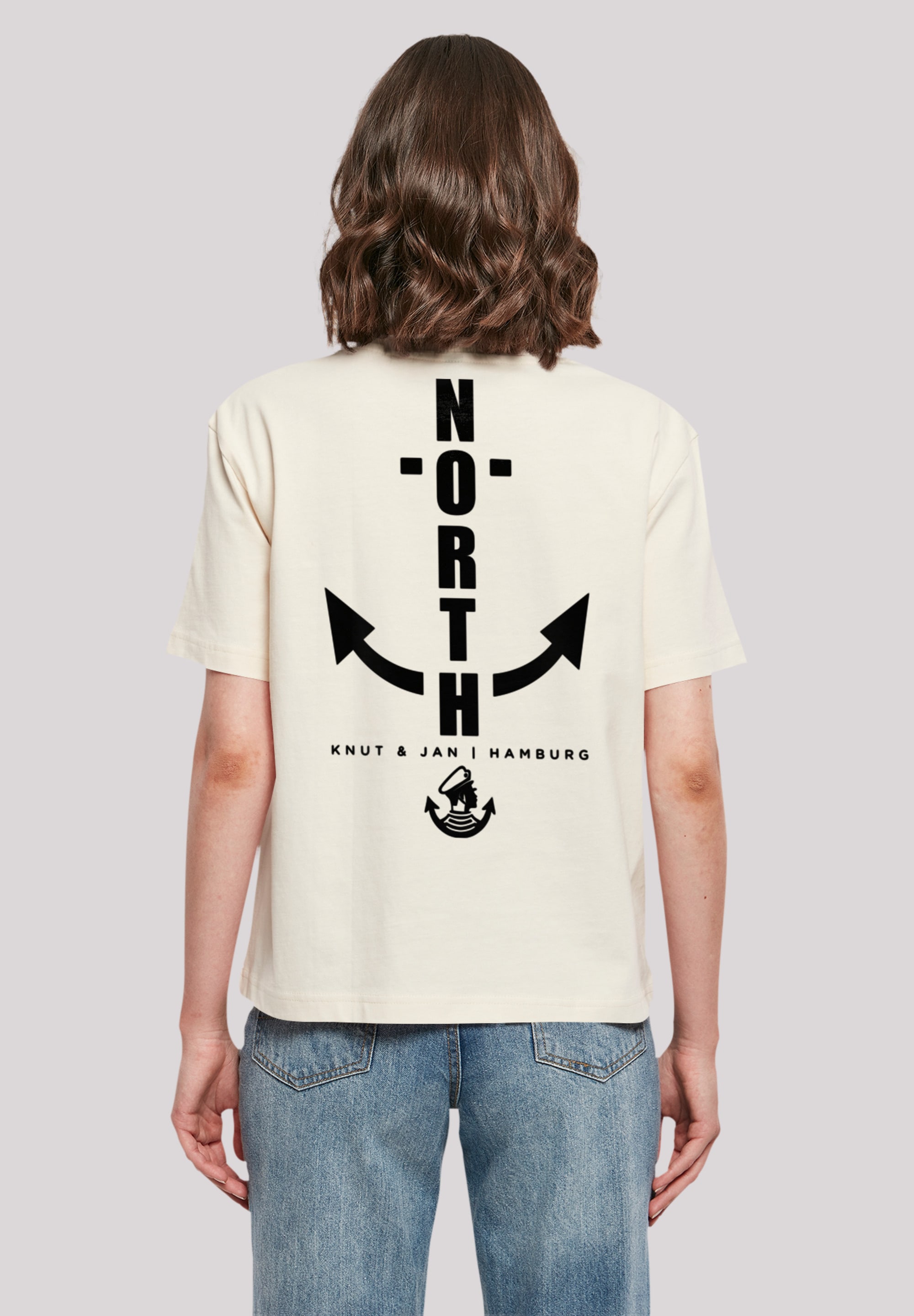 F4NT4STIC T-Shirt »North Anchor Knut & Jan Hamburg«, Print online | I'm  walking