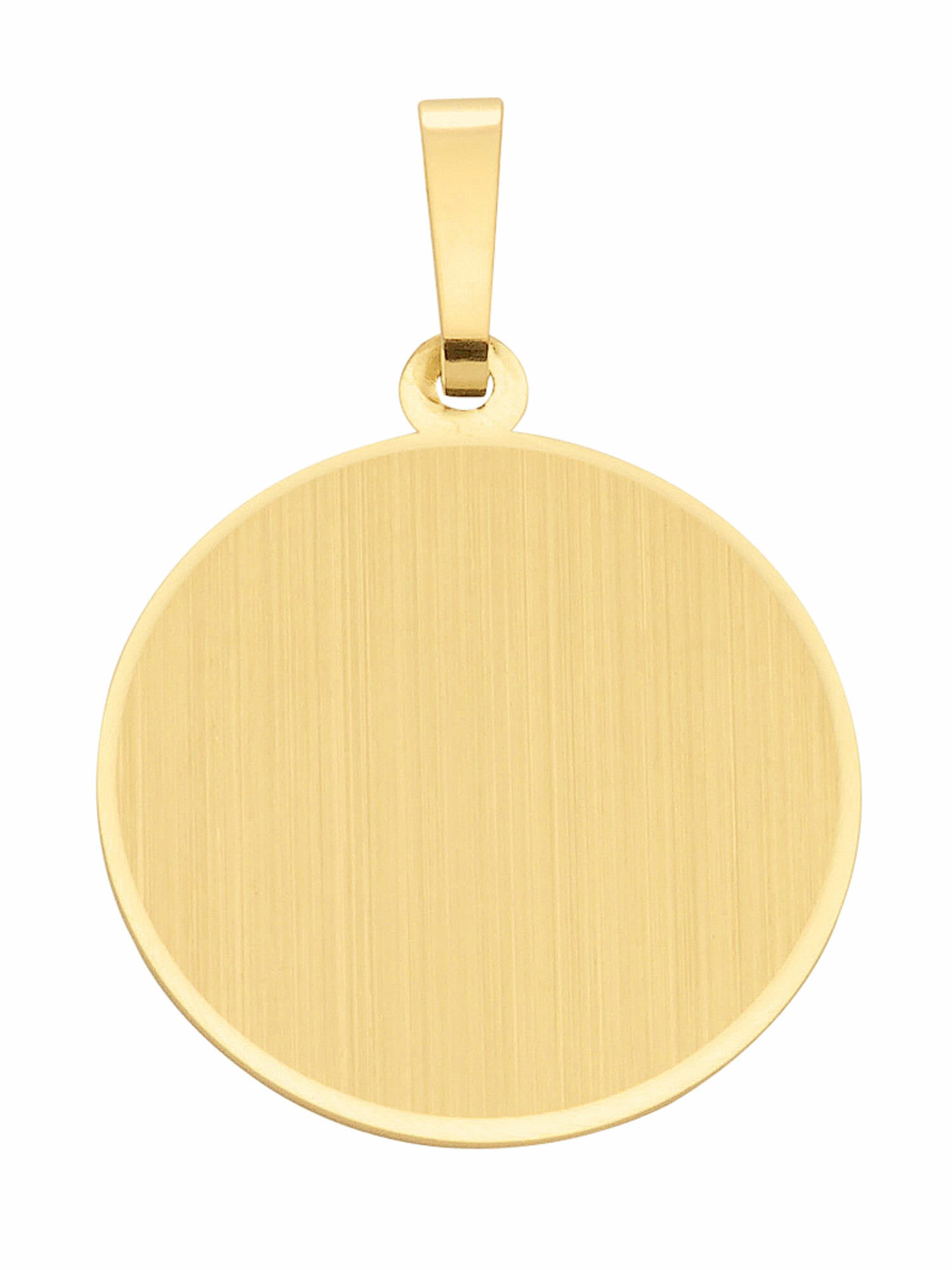 Ø Damen Kettenanhänger Gold für Gold Adelia´s Anhänger 1 Goldschmuck 585 mm 585 19 Gravurplatte