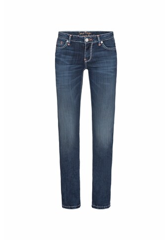 SOCCX Regular-fit-Jeans, mit Kontrast-Steppungen kaufen