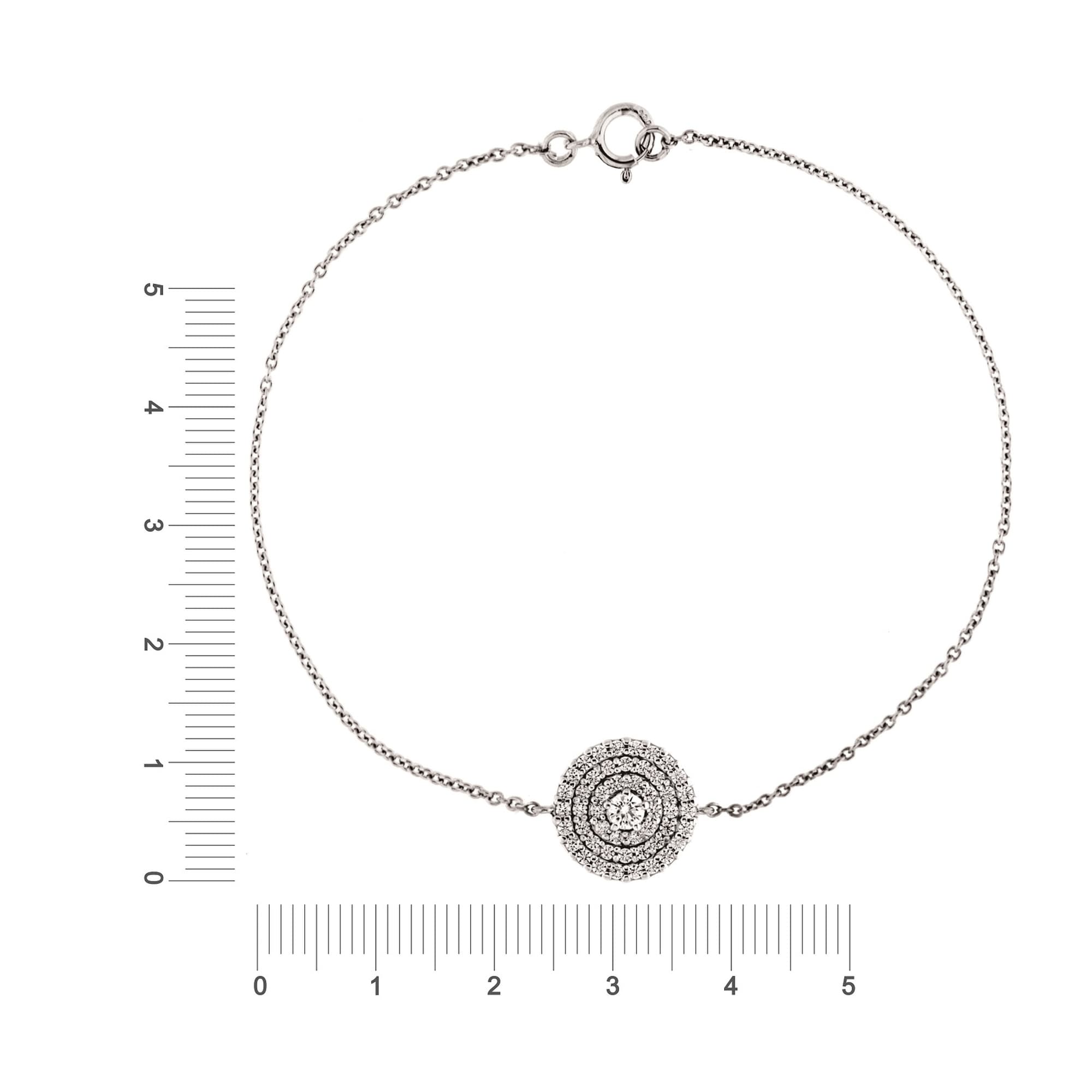 Smart Jewel Armband »rund, kaufen Steine, Zirkonia 925« I\'m online Silber | walking