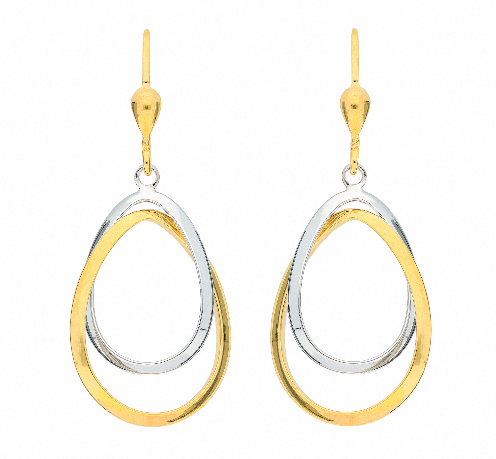 Adelia´s Paar Ohrhänger Damen Goldschmuck 1 Paar 333 Gold Ohrringe /  Ohrhänger 333 Gold Goldschmuck für Damen | Ohrhänger