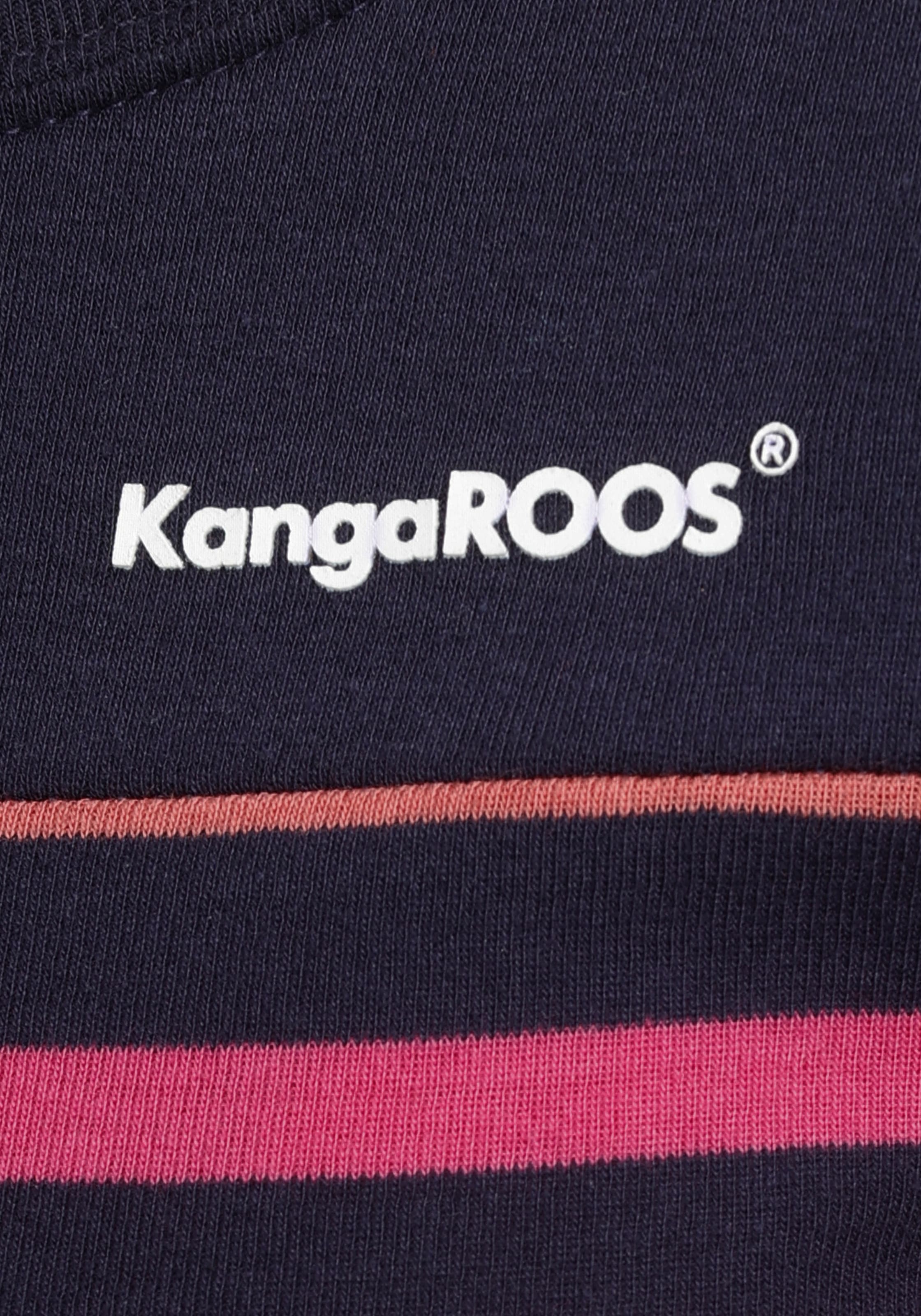 Steifen im mit Langarmshirt, KangaROOS bestellen tollen Farbverlauf