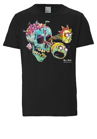 LOGOSHIRT T-Shirt »Rick & Morty - Eyeball Skull«, mit lizenziertem Print kaufen