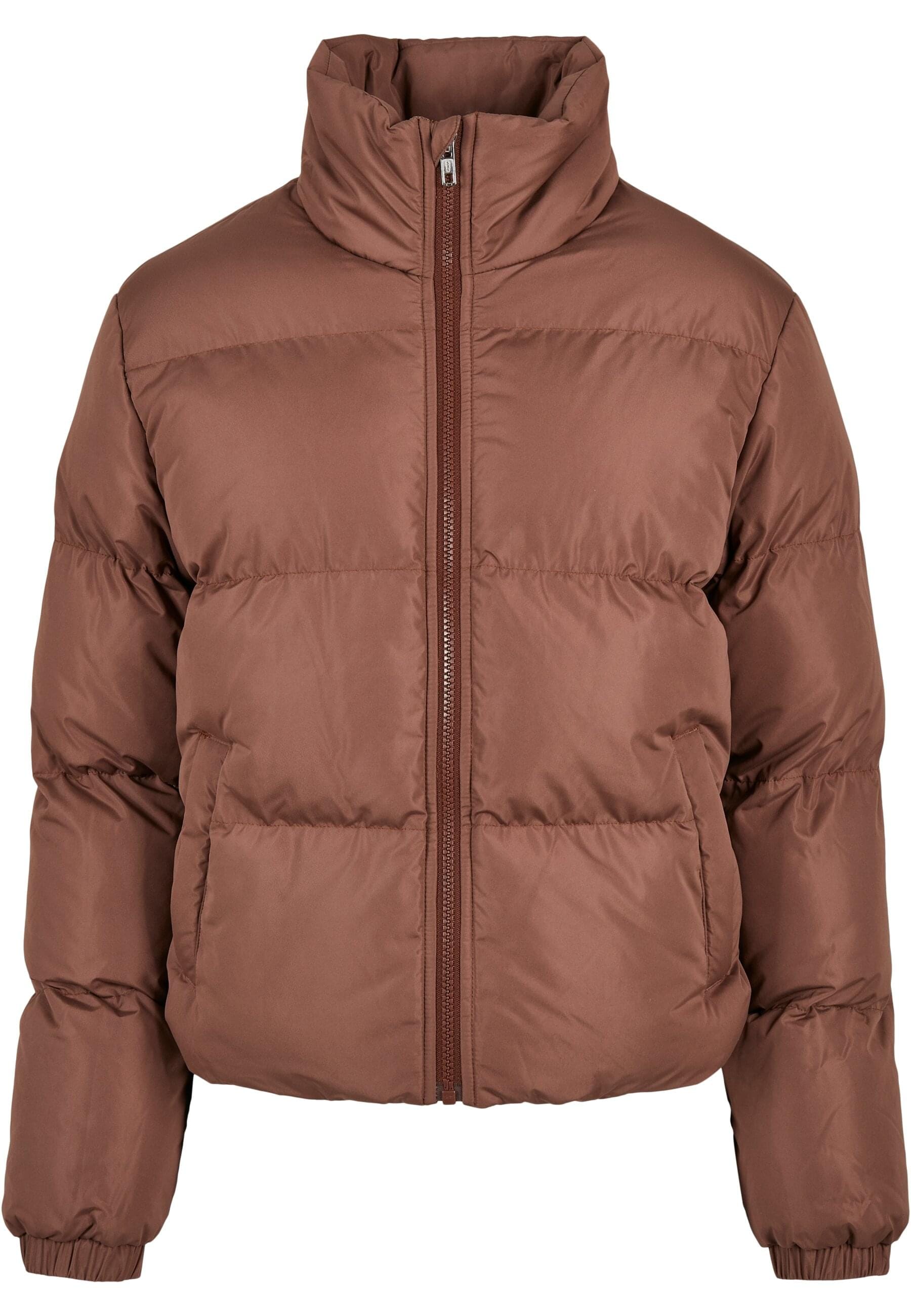 URBAN CLASSICS Winterjacke »Damen Ladies Short Peached Puffer Jacket«, (1  St.), ohne Kapuze bestellen | I\'m walking