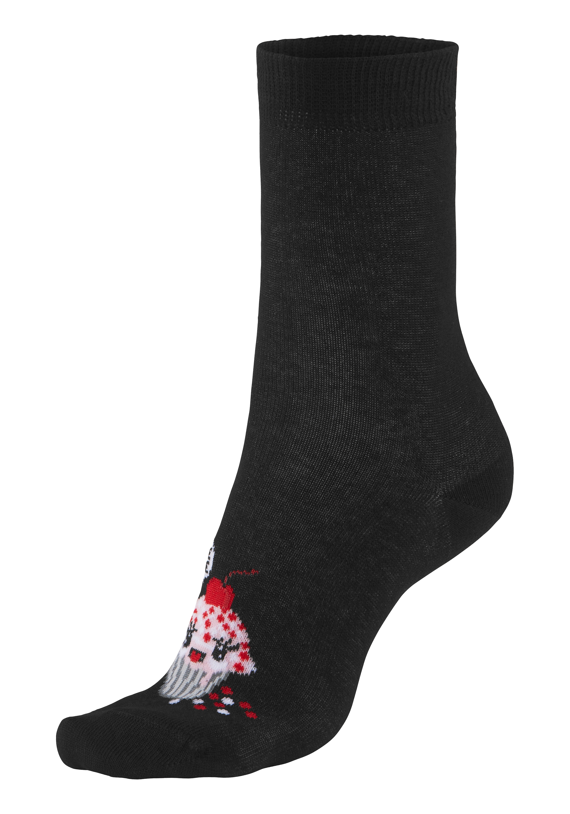 eingestrickten Socken, | kaufen Motiven mit I\'m walking H.I.S (7 online Paar),