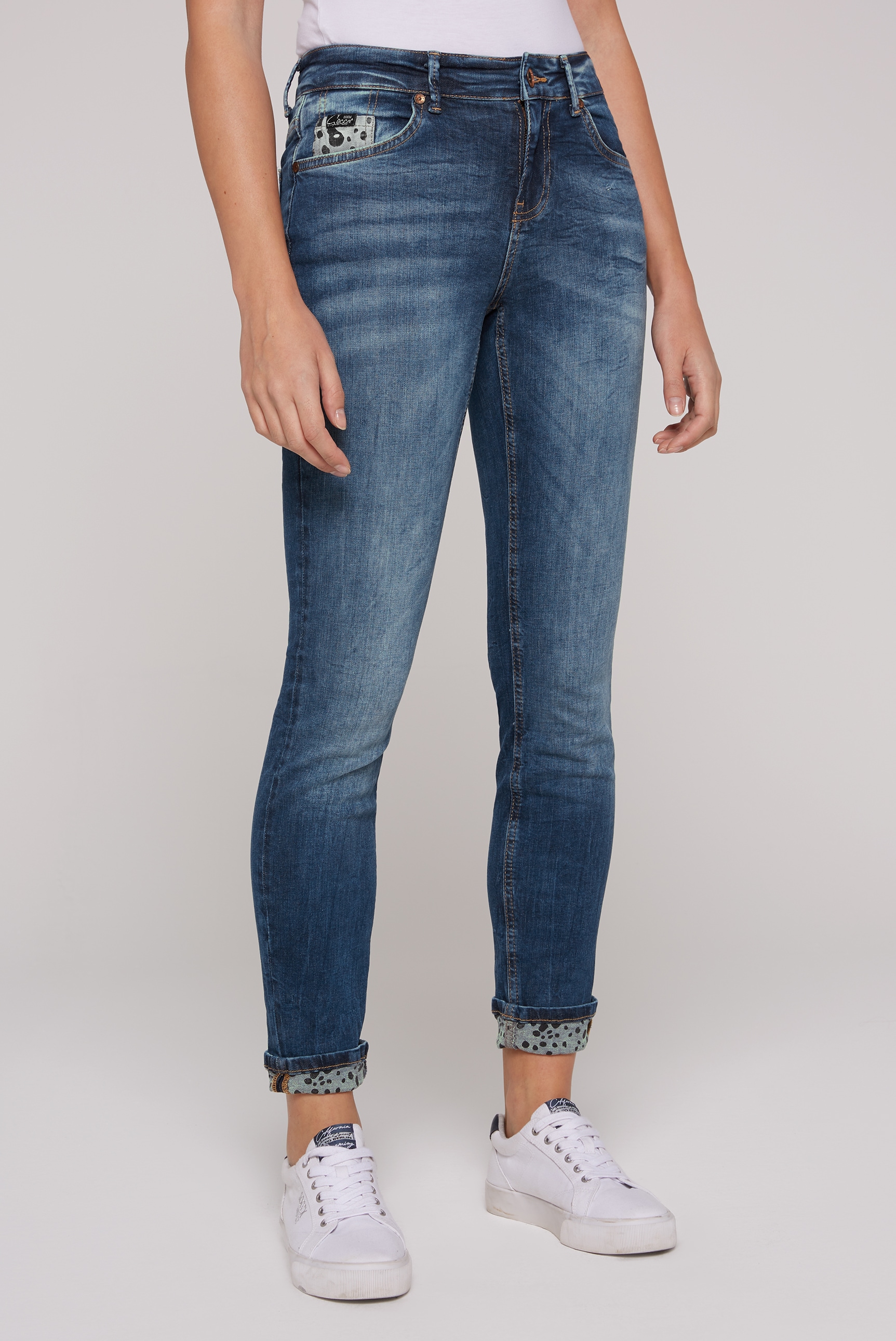 SOCCX Slim-fit-Jeans, mit normaler | Leibhöhe walking I\'m