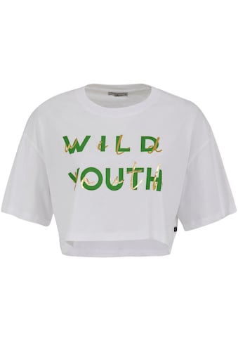 LTB Kurzarmshirt »NAYIDA«, in lässiger Passform mit "WILD YOUTH" Schriftzug und in... kaufen