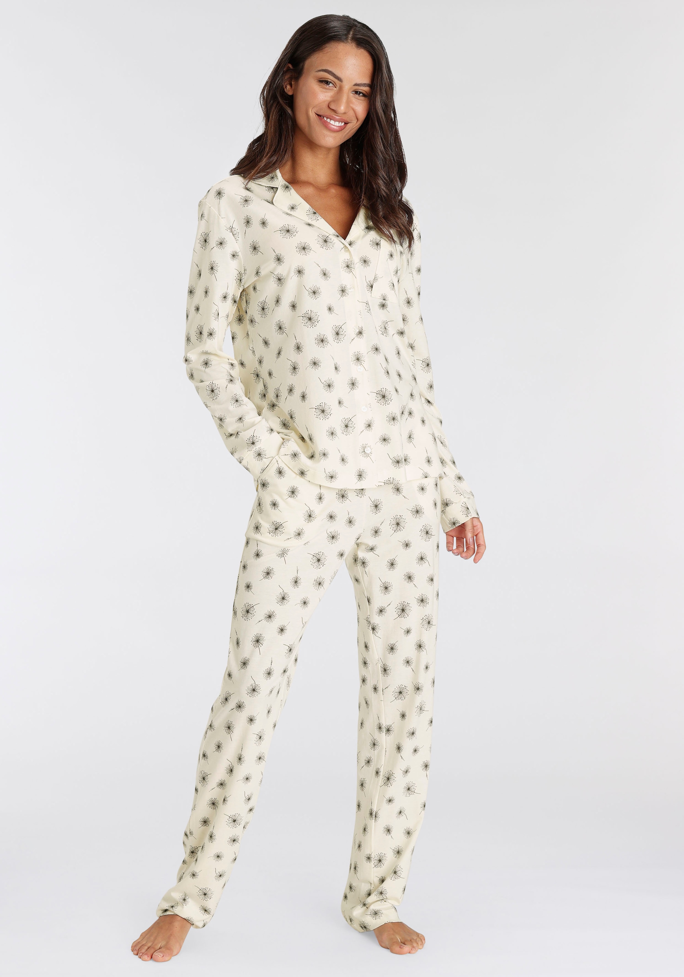 s.Oliver Pyjama, (2 tlg.), mit kaufen online walking schönem Muster | I\'m