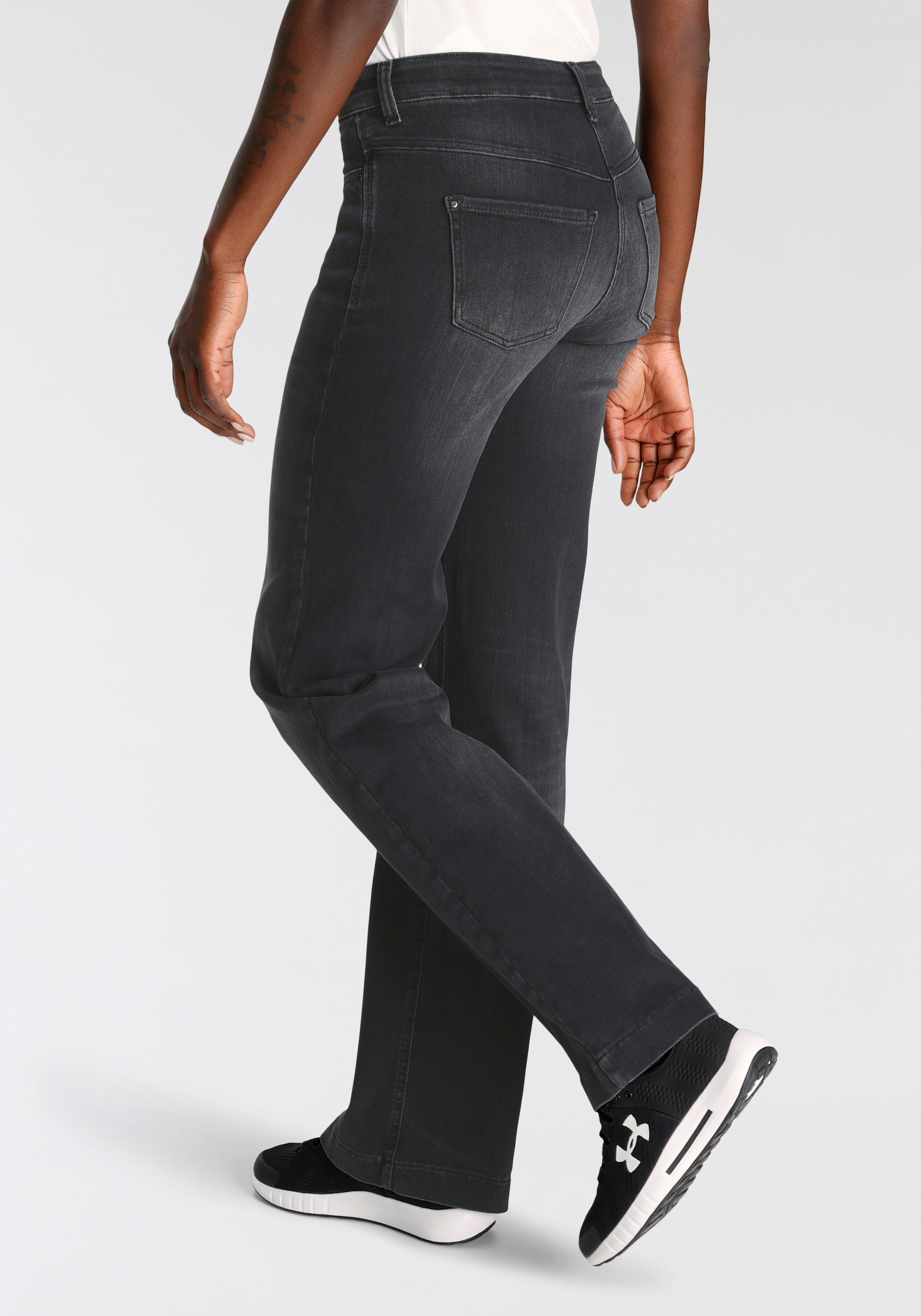 MAC Weite Jeans »Dream Wide authentic«, mit formendem Shaping-Effekt online  | I'm walking