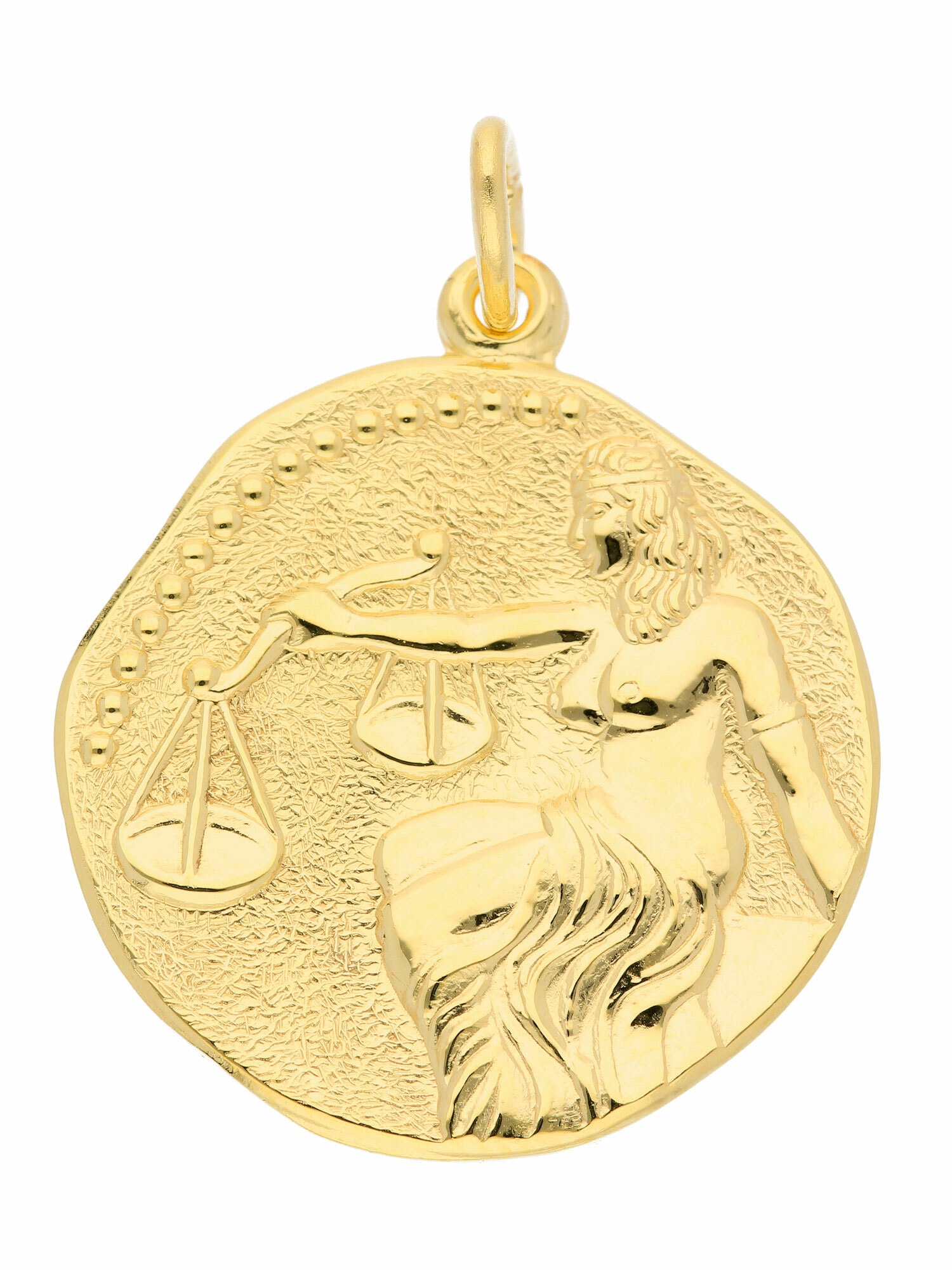 Adelia´s Kettenanhänger »333 Gold Sternzeichen Anhänger Waage Ø 18,2 mm«,  Goldschmuck für Damen & Herren kaufen | I\'m walking