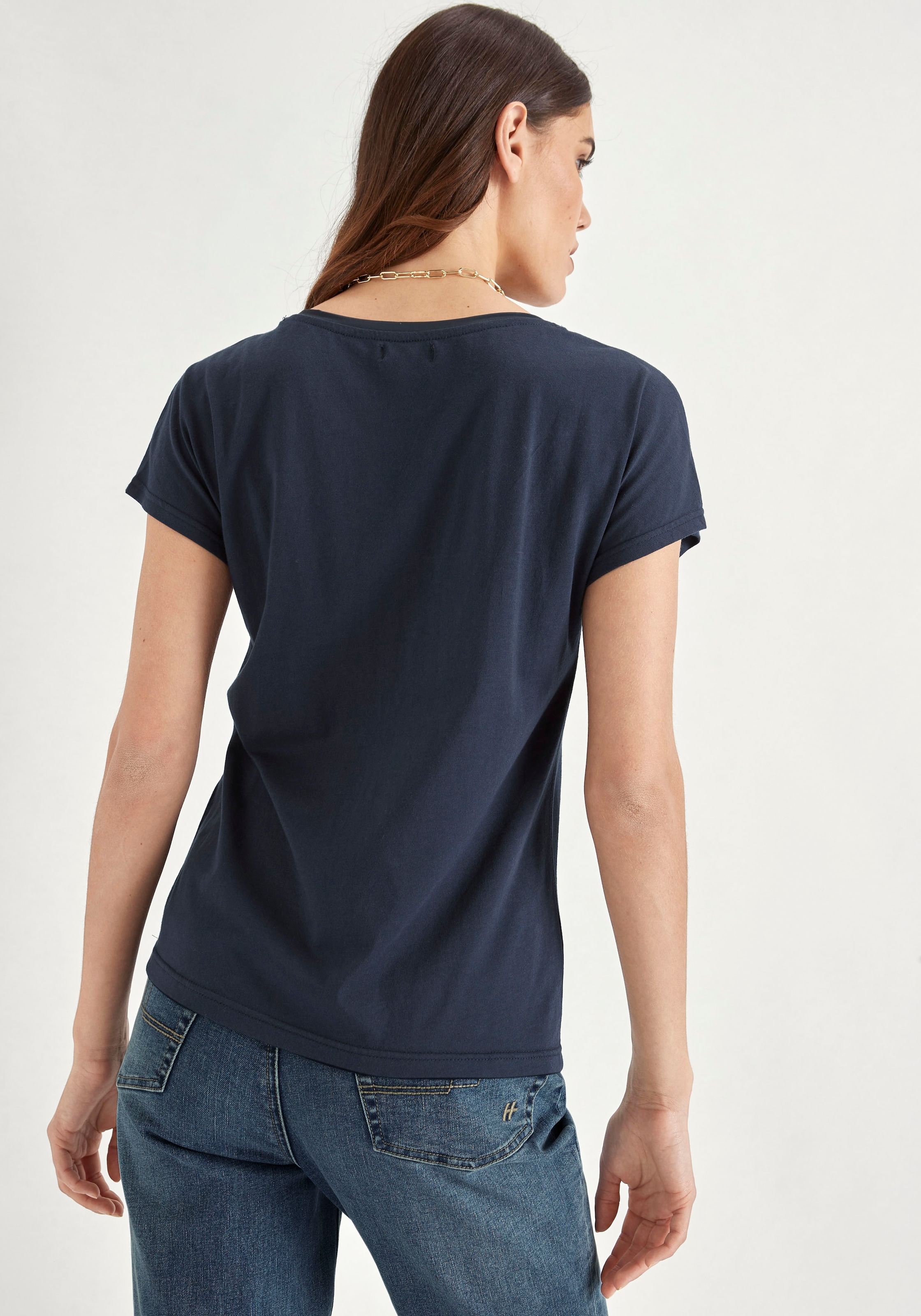 HECHTER PARIS Rundhalsshirt, mit Satinpiping kaufen | Basic-Shirts