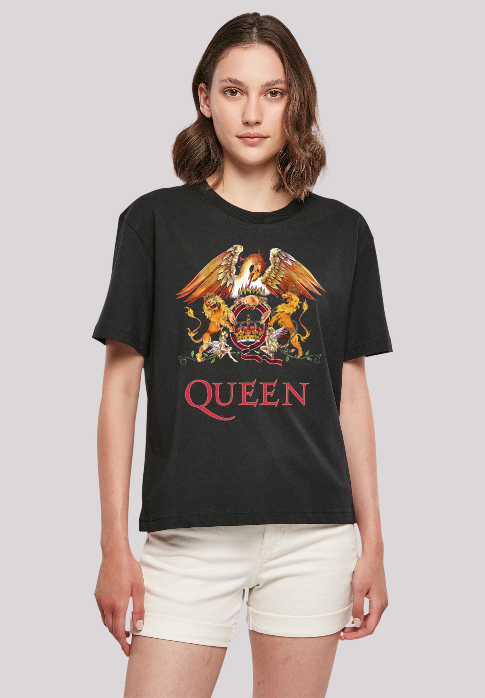 F4NT4STIC T-Shirt »Queen shoppen Print Classic Crest«