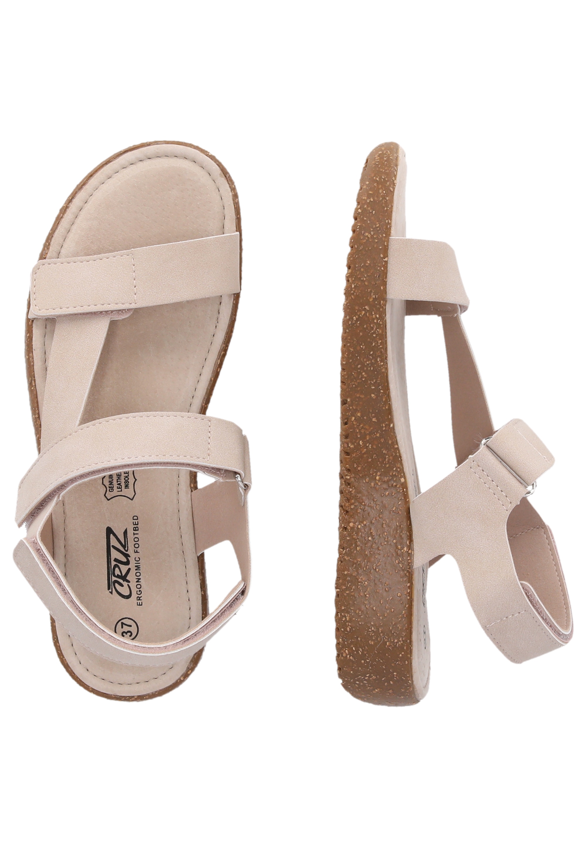 CRUZ Sandale »Nertoa«, mit weichem Wildleder-Fußbett bestellen | imwalking
