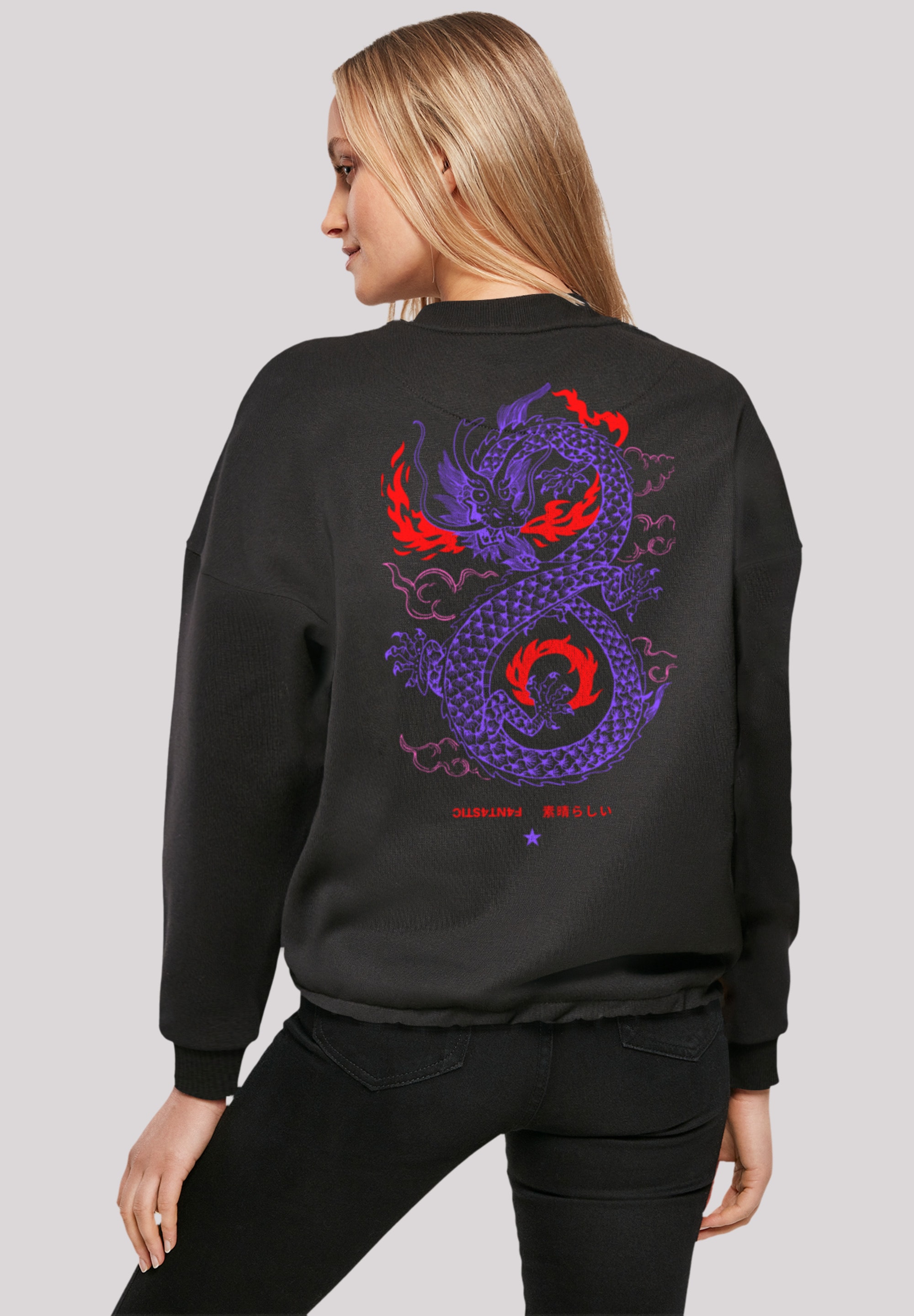 Japan«, Sweatshirt F4NT4STIC bestellen »Drache Feuer Print