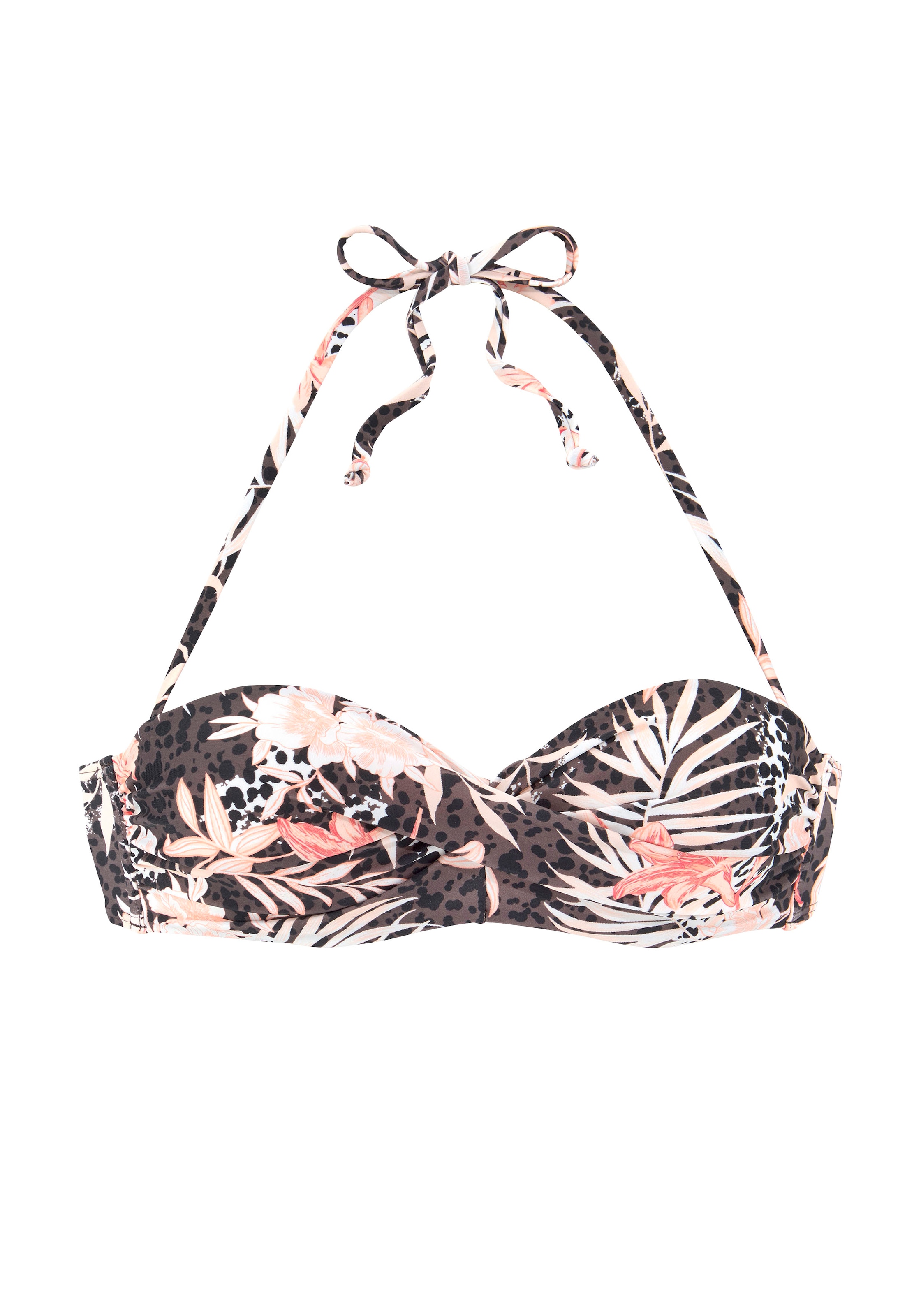 Buffalo Bügel-Bandeau-Bikini-Top »Branda«, mit floralem Design bestellen |  I\'m walking