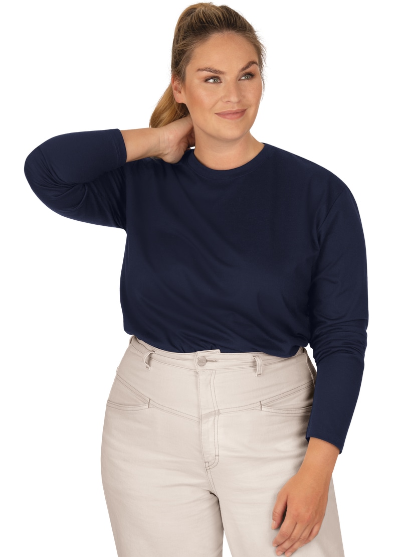 Trigema T-Shirt »TRIGEMA Langarmshirt 100% bestellen Baumwolle« aus