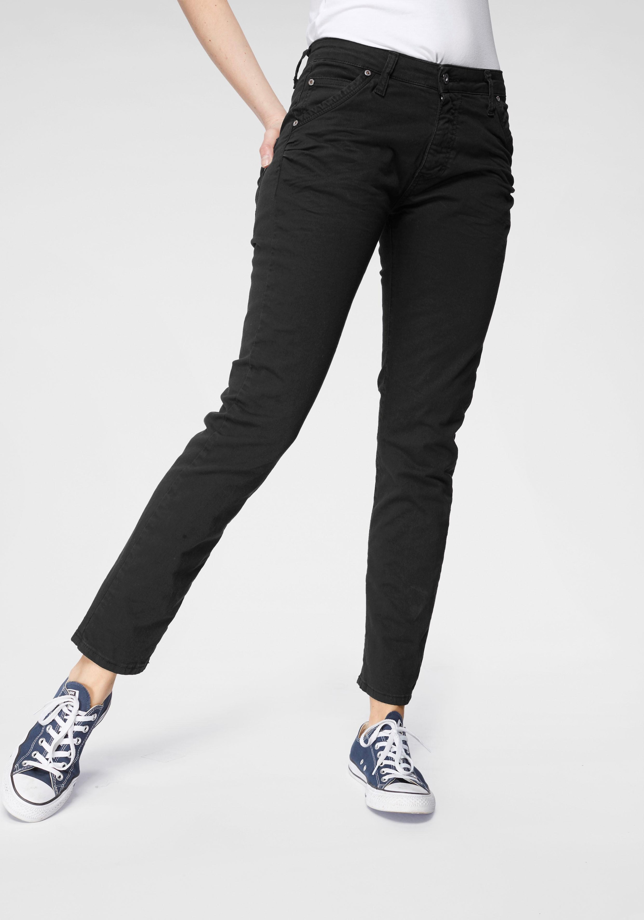 Please Jeans Boyfriend-Jeans »P85A«, shoppen und Crinkle-Effekt krempelbarem mit Bein Hose walking | I\'m Jeans lässige