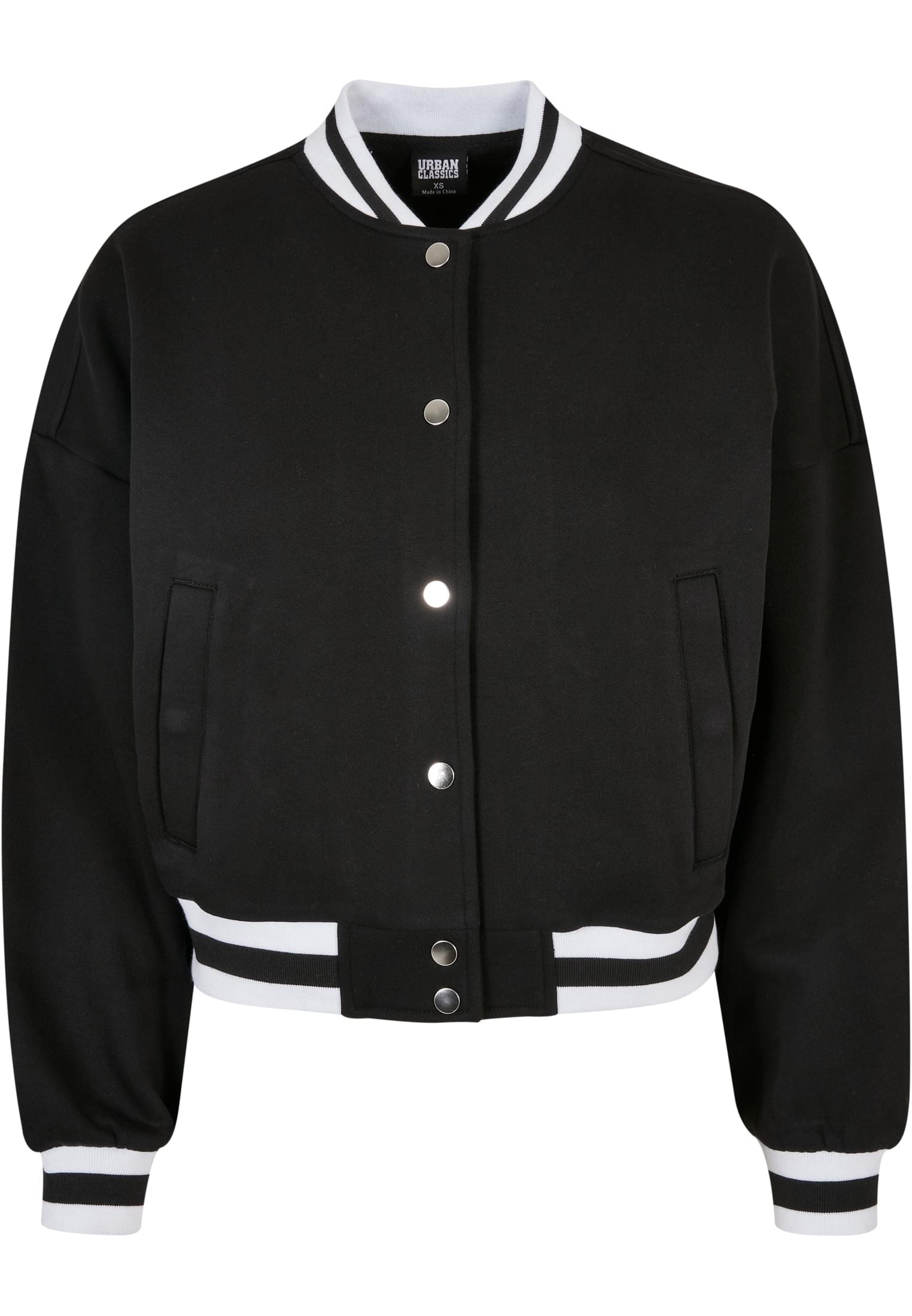 URBAN CLASSICS Collegejacke »Damen Ladies Oversized College Sweat Jacket«, (1  St.), ohne Kapuze bestellen