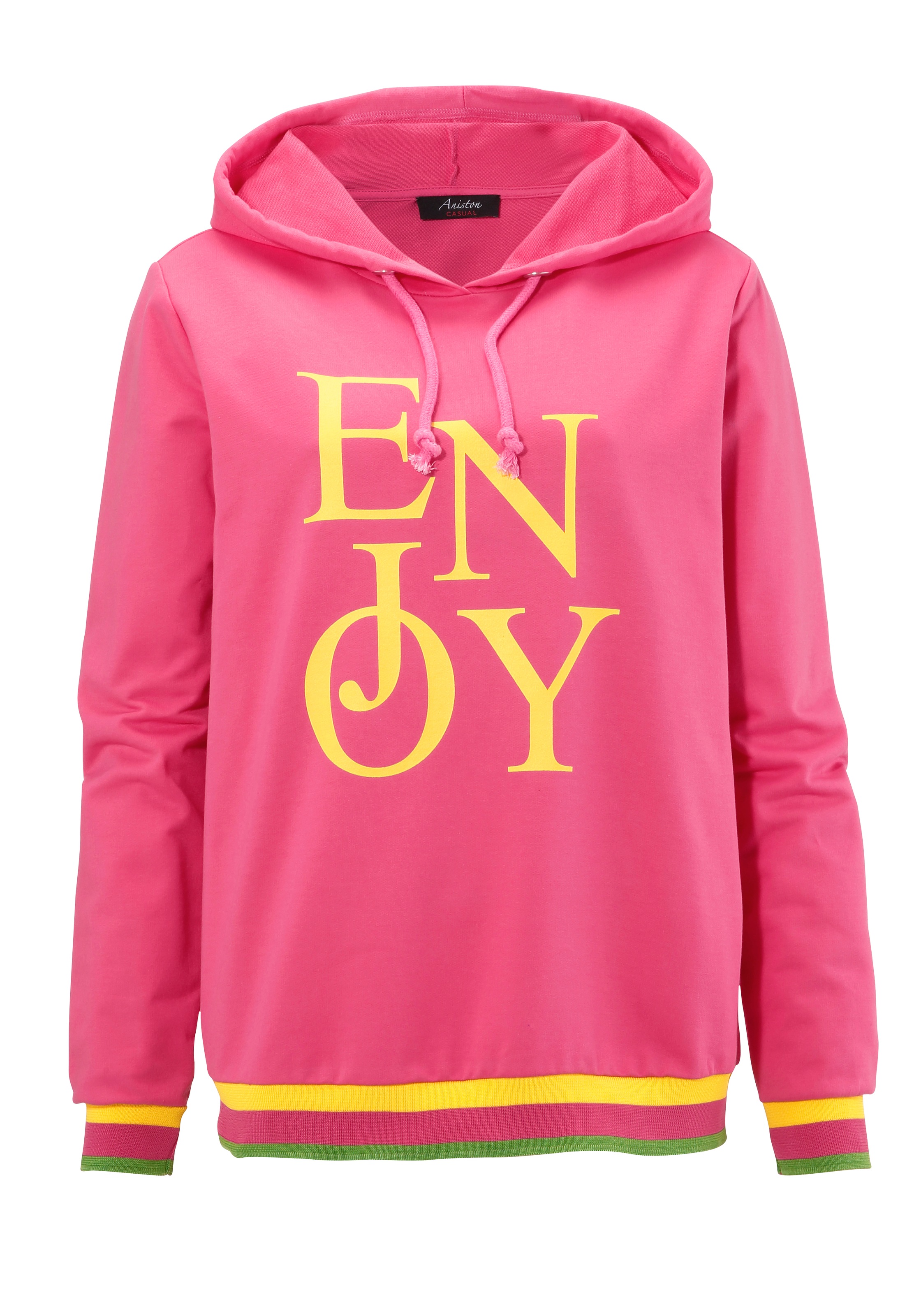 Aniston CASUAL Sweatshirt, mit "ENJOY"-Schriftzug - NEUE KOLLEKTION kaufen