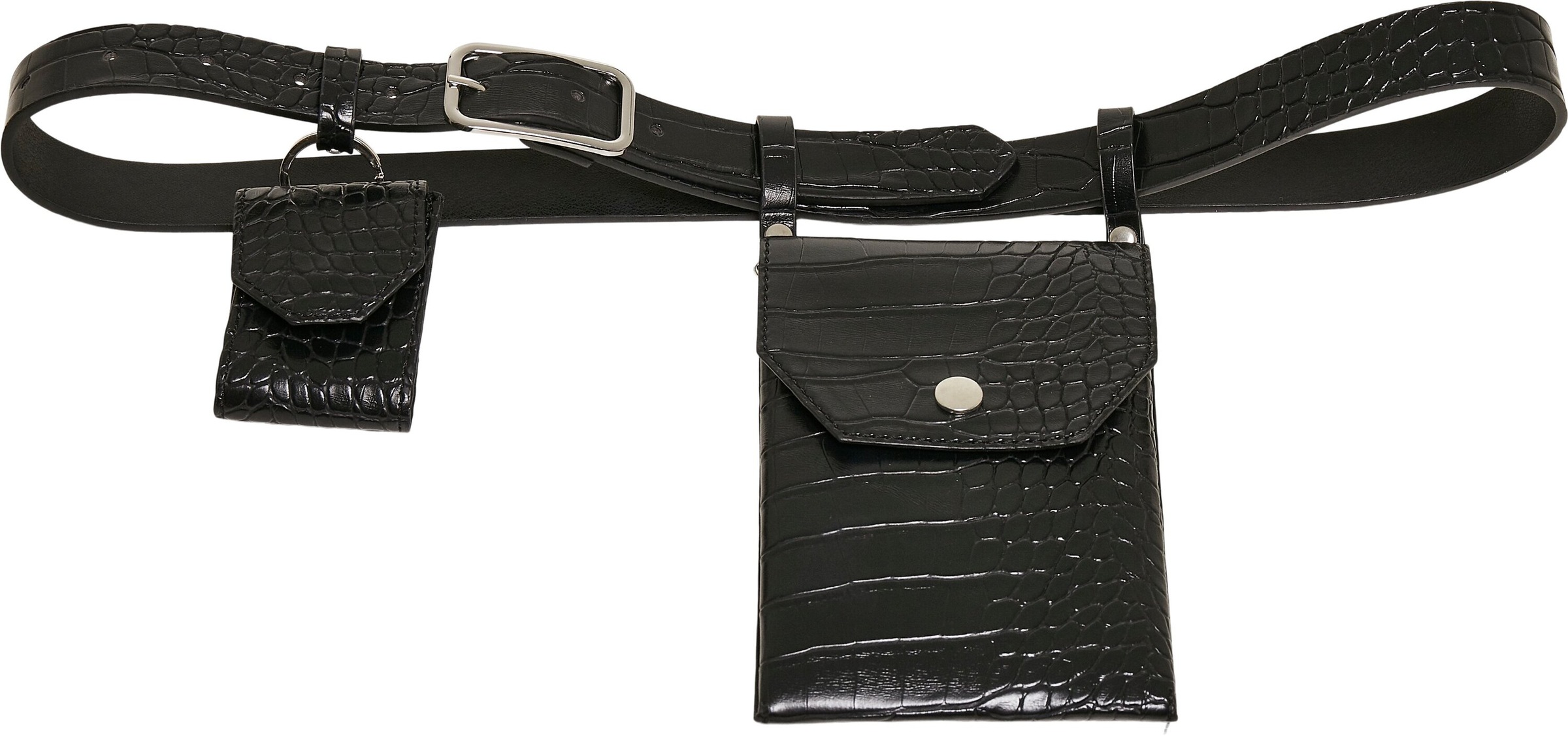 URBAN CLASSICS Hüftgürtel »Accessoires Croco kaufen With Synthetic Pouch« online Belt Leather walking I\'m 