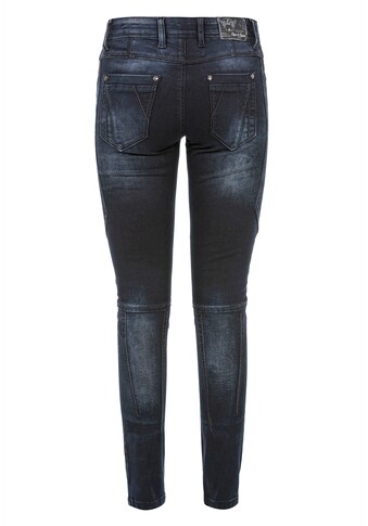 Cipo & Baxx Slim-fit-Jeans, mit auffälligen Ziernähten kaufen