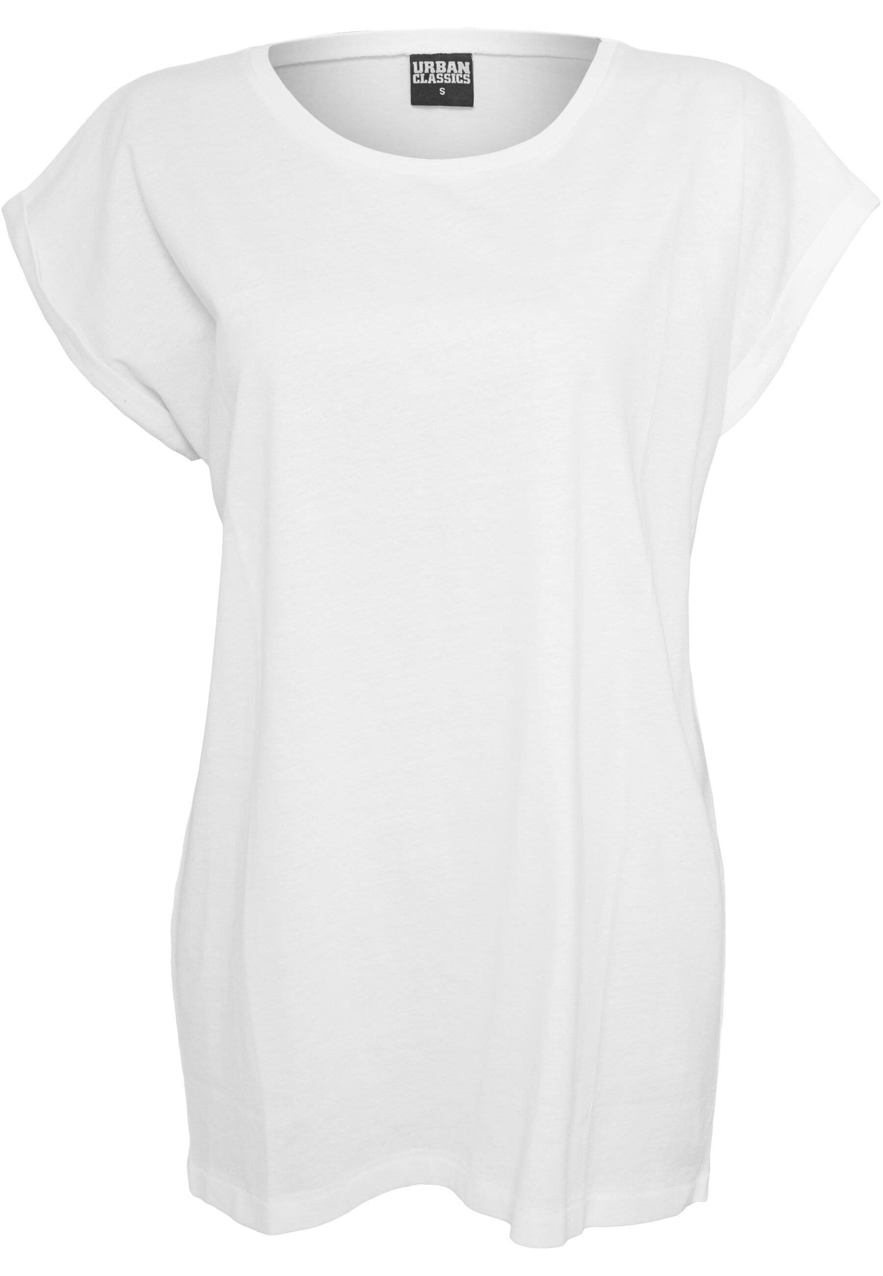 URBAN CLASSICS T-Shirt »Damen kaufen walking I\'m | Extended (1 Ladies Shoulder 2-Pack«, Tee tlg.)