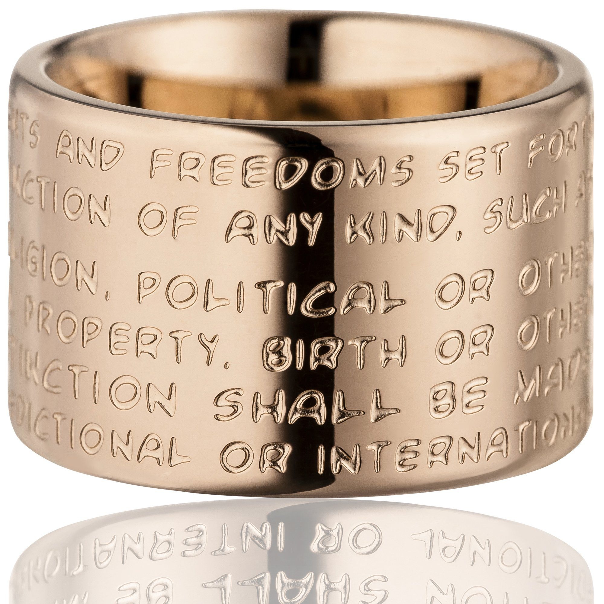 Gilardy Fingerring »Edelstahl PVD Rotgold« kaufen