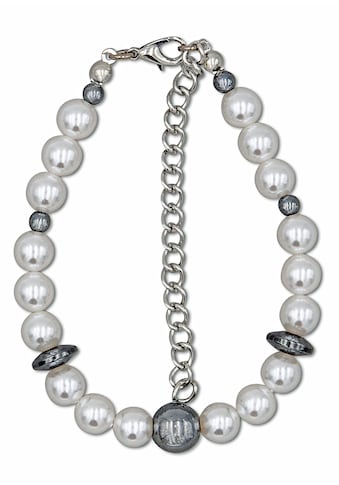 J.Jayz Armband »Perlenarmband in zweifarbiger Optik mit Kugeln und Scheiben«, mit... kaufen