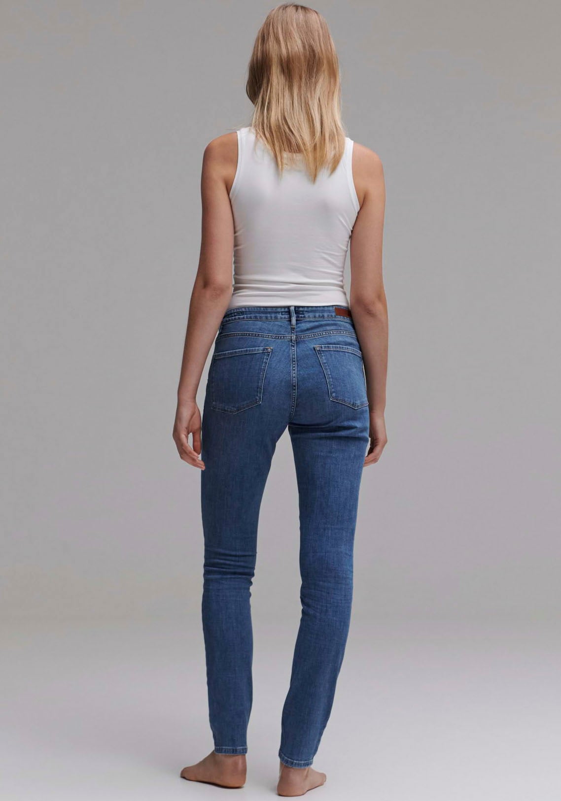 Skinny-fit-Jeans Used-Waschung in bestellen »Elma«, OPUS