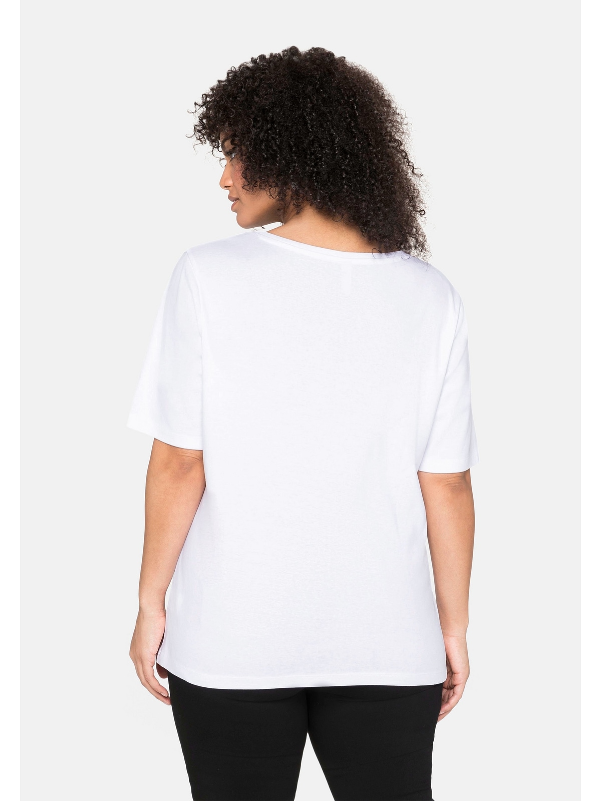 Größen«, shoppen aus Sheego »Große Baumwolle reiner T-Shirt
