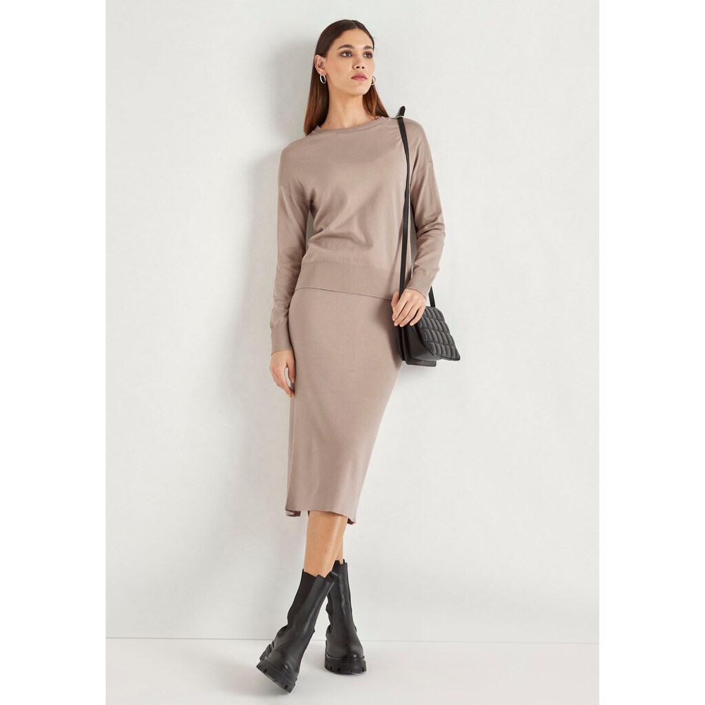 HECHTER PARIS Strickpullover, mit tollen Strickdetails