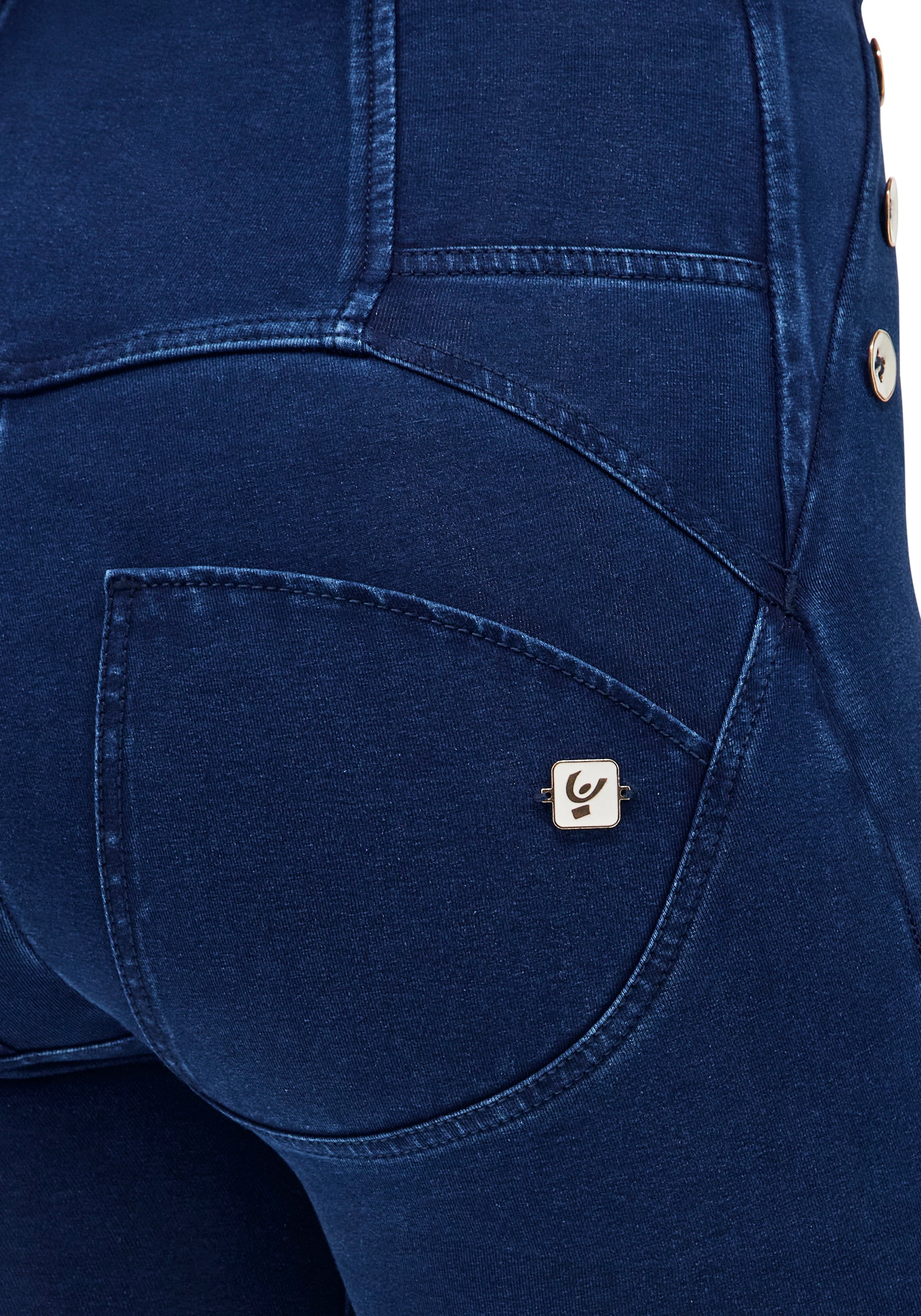 Skinny-fit-Jeans Freddy Zierknöpfen 3 | »WRUP2 I\'m und walking SUPERSKINNY«, Reißverschluss seitlichem mit bestellen