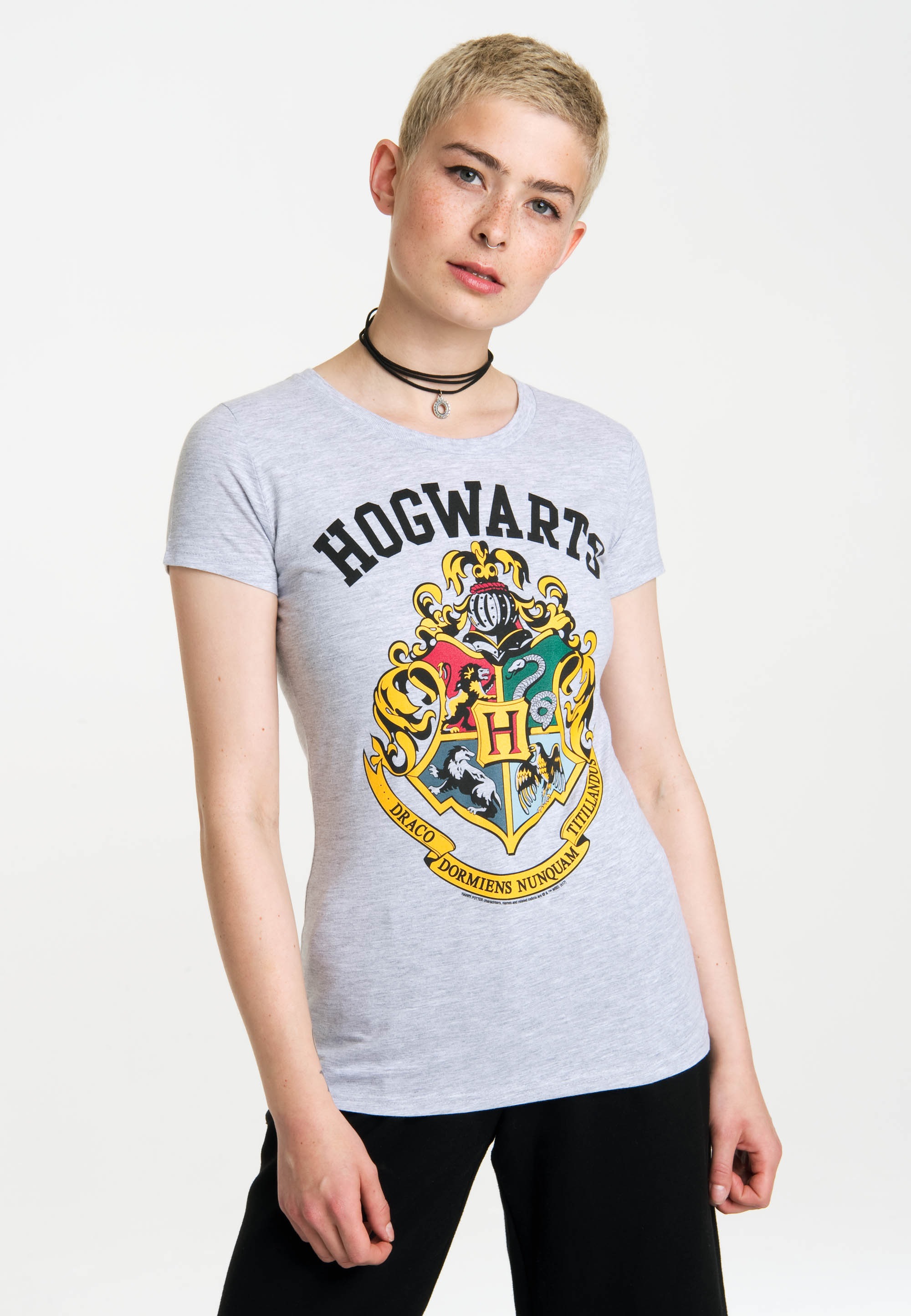 bestellen I\'m walking mit T-Shirt Print »Hogwarts coolem LOGOSHIRT Logo«, |