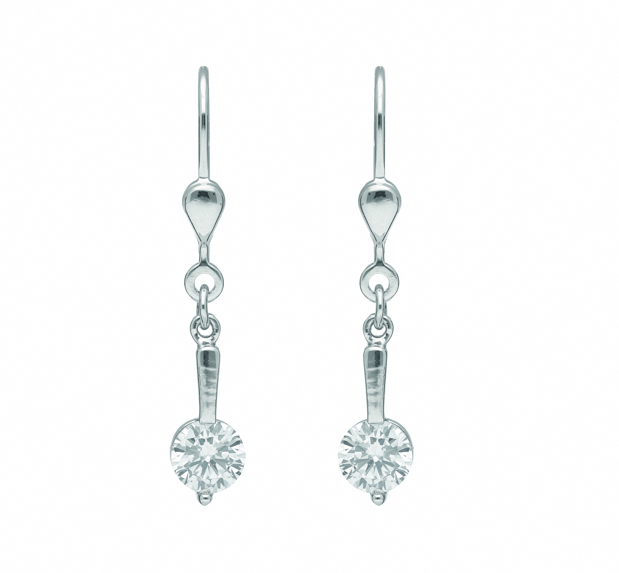 Adelia´s Paar Ohrhänger »1 Paar 925 Silber Ohrringe / Ohrhänger mit Zirkonia«,  mit Zirkonia Silberschmuck für Damen kaufen | I\'m walking
