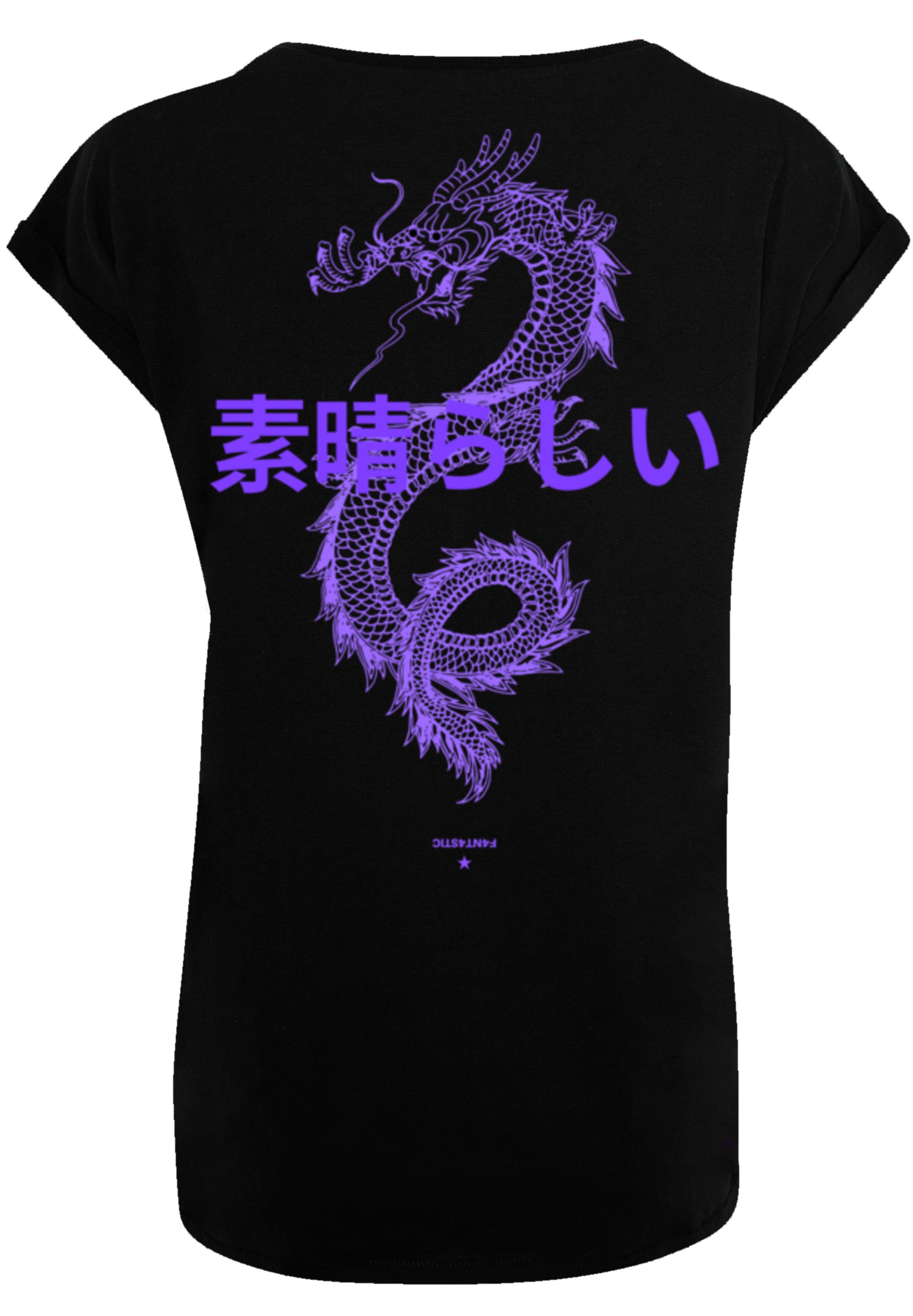 F4NT4STIC T-Shirt »PLUS SIZE I\'m Drache walking Japan«, | Dragon kaufen Print