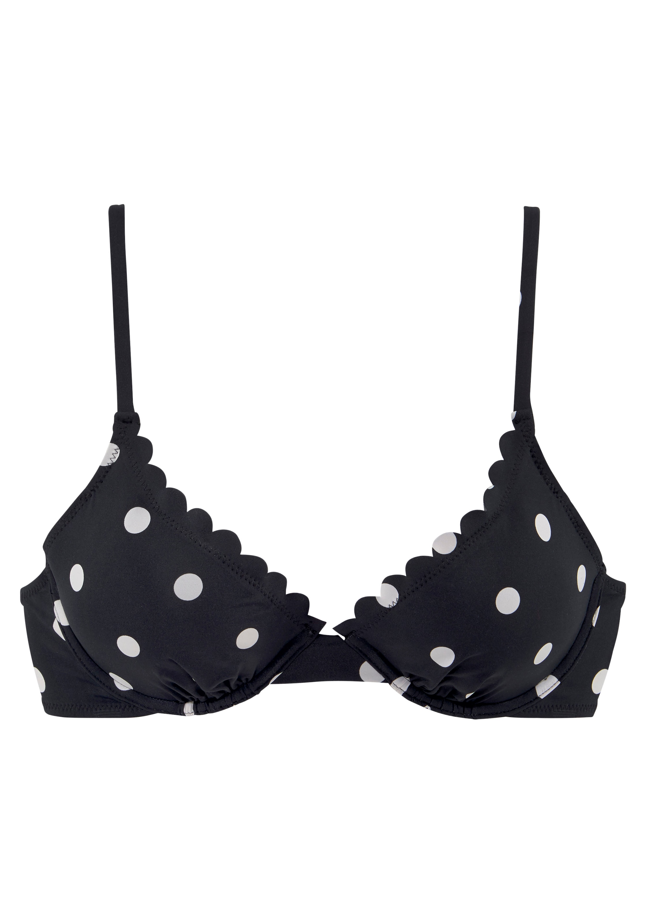 LASCANA Bügel-Bikini-Top »Jada«, mit leichter Wattierung und Muschelkante kaufen