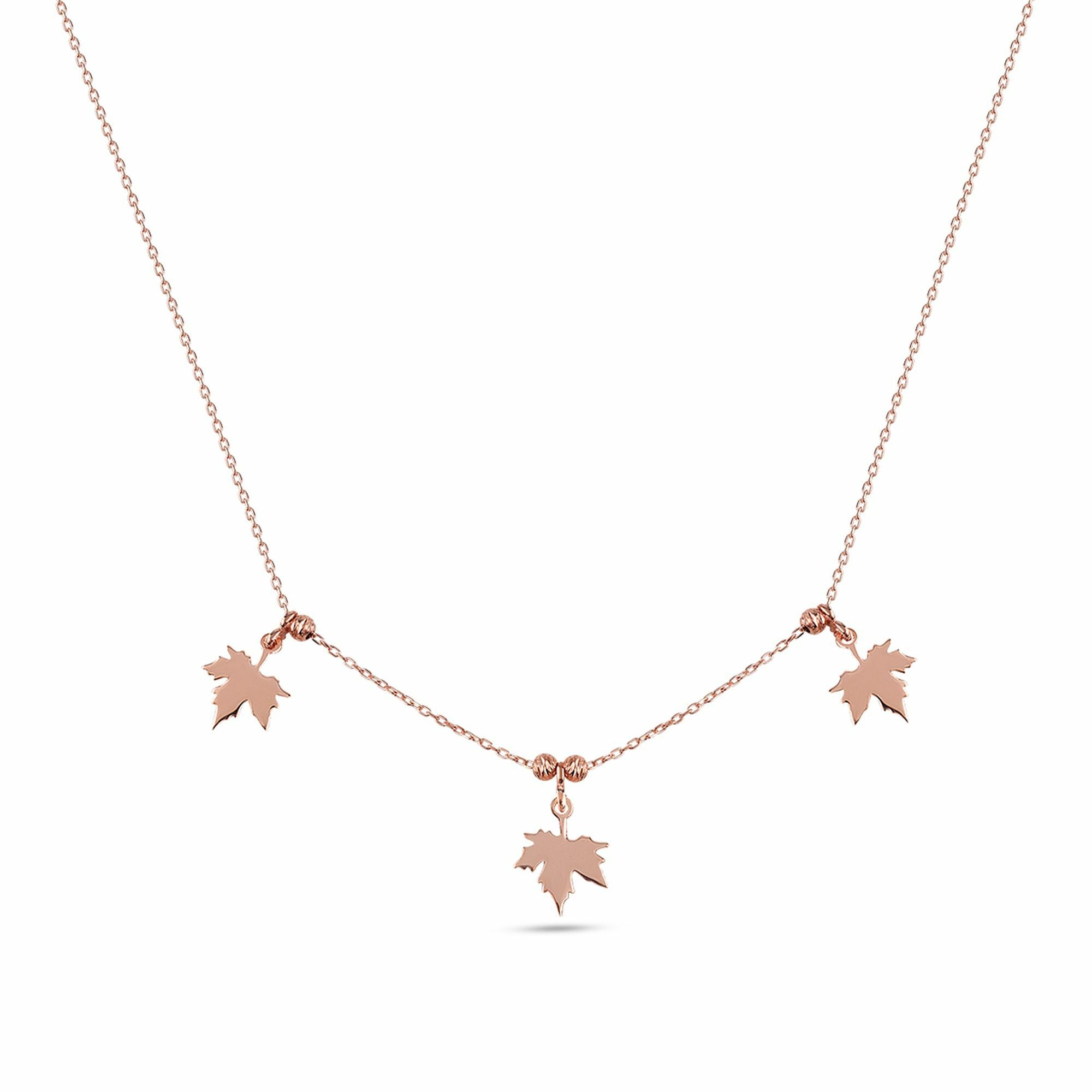 dKeniz Kette mit Anhänger »925/- Sterling Silber rosévergoldet Leichtigkeits-«, (Set,... kaufen