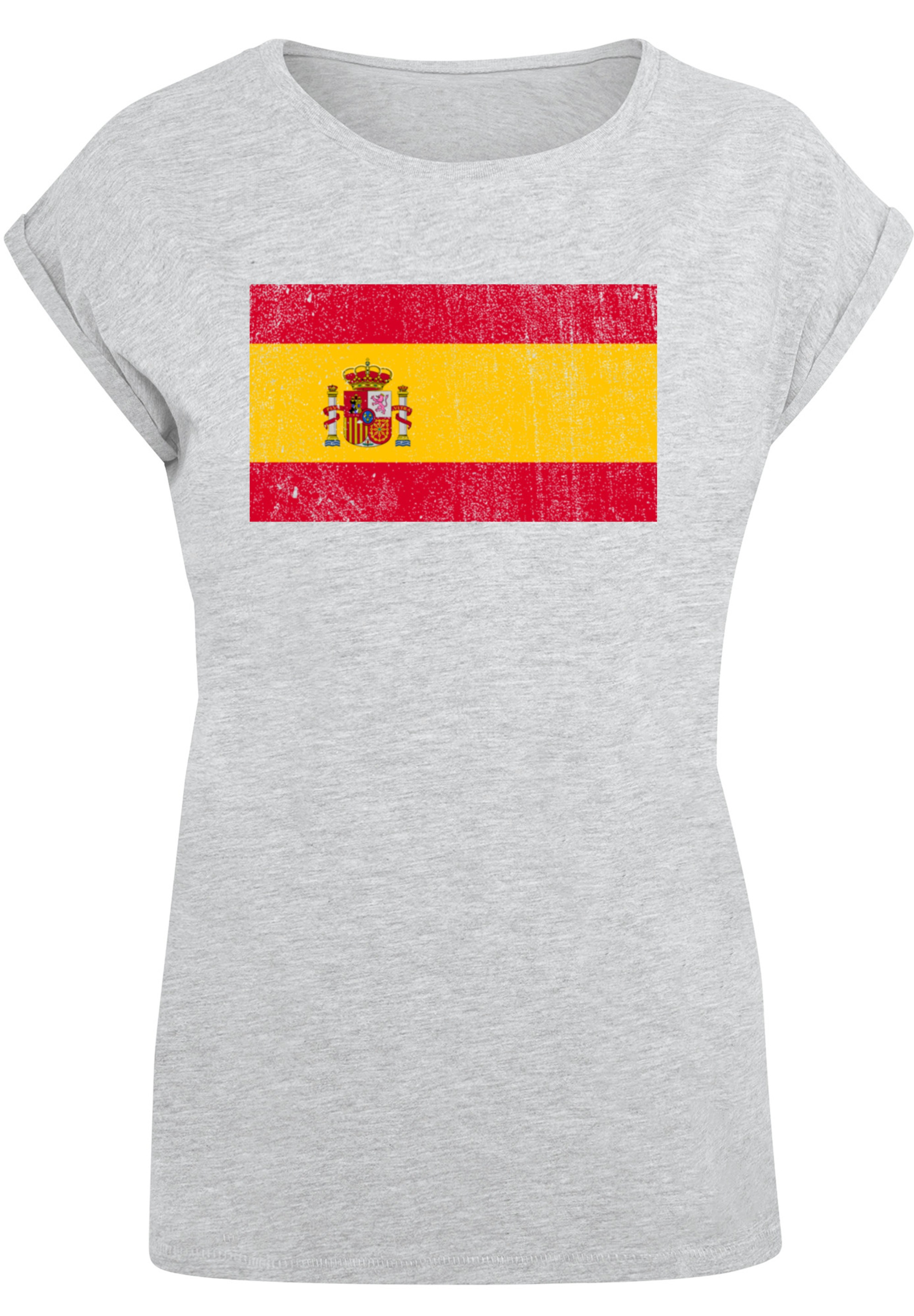 T-Shirt Flagge Spanien distressed«, F4NT4STIC Print bestellen »Spain