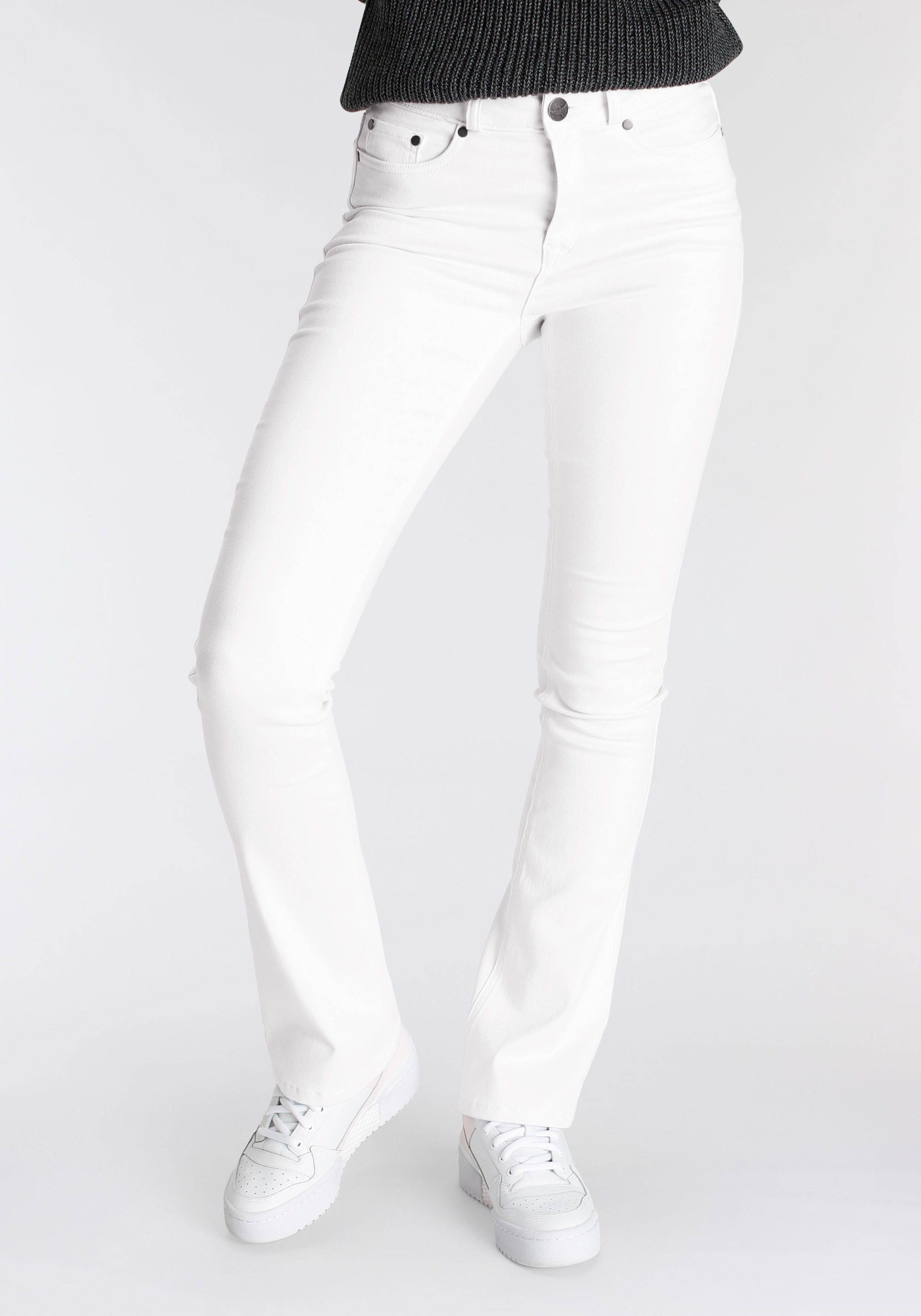 Arizona Bootcut-Jeans »Ultra Soft«, walking Waist kaufen High | I\'m