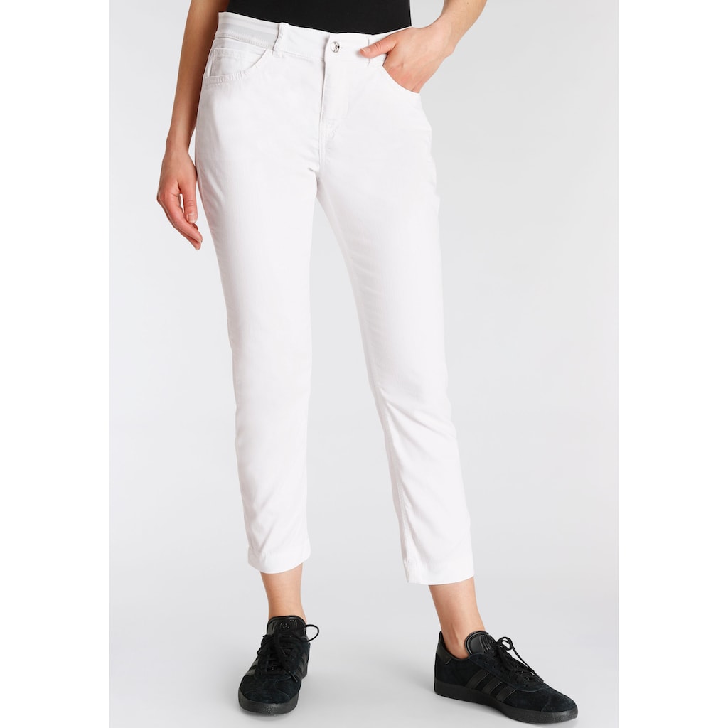 MAC 7/8-Jeans Slim Sport cropped mit elastischem Bund an der Taille