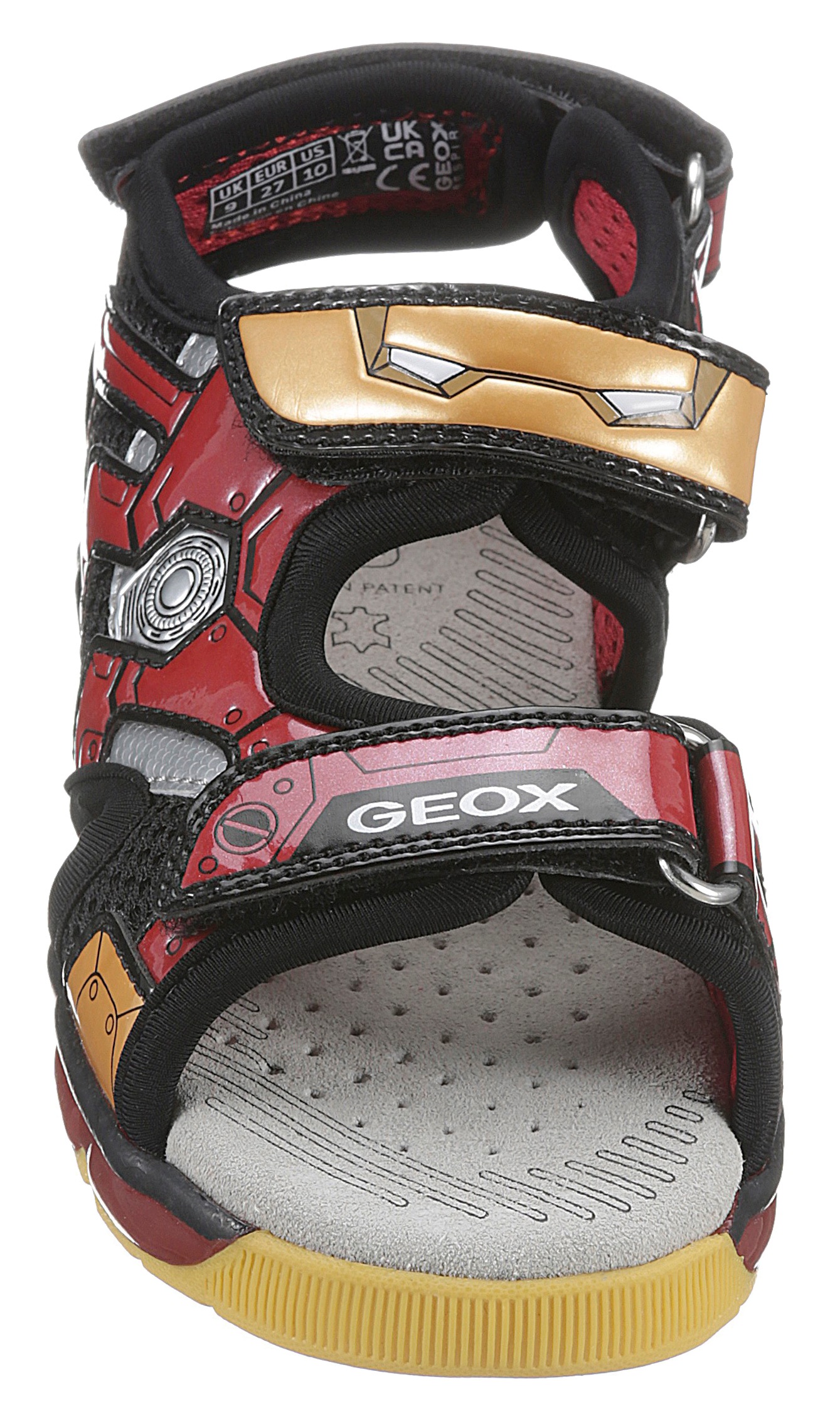 Geox Sandale »Blinkschuh für mit SANDAL ANDROID günstig bei Ironman-Motiv Kleinen die Blinkfunktion J und BOY«, 