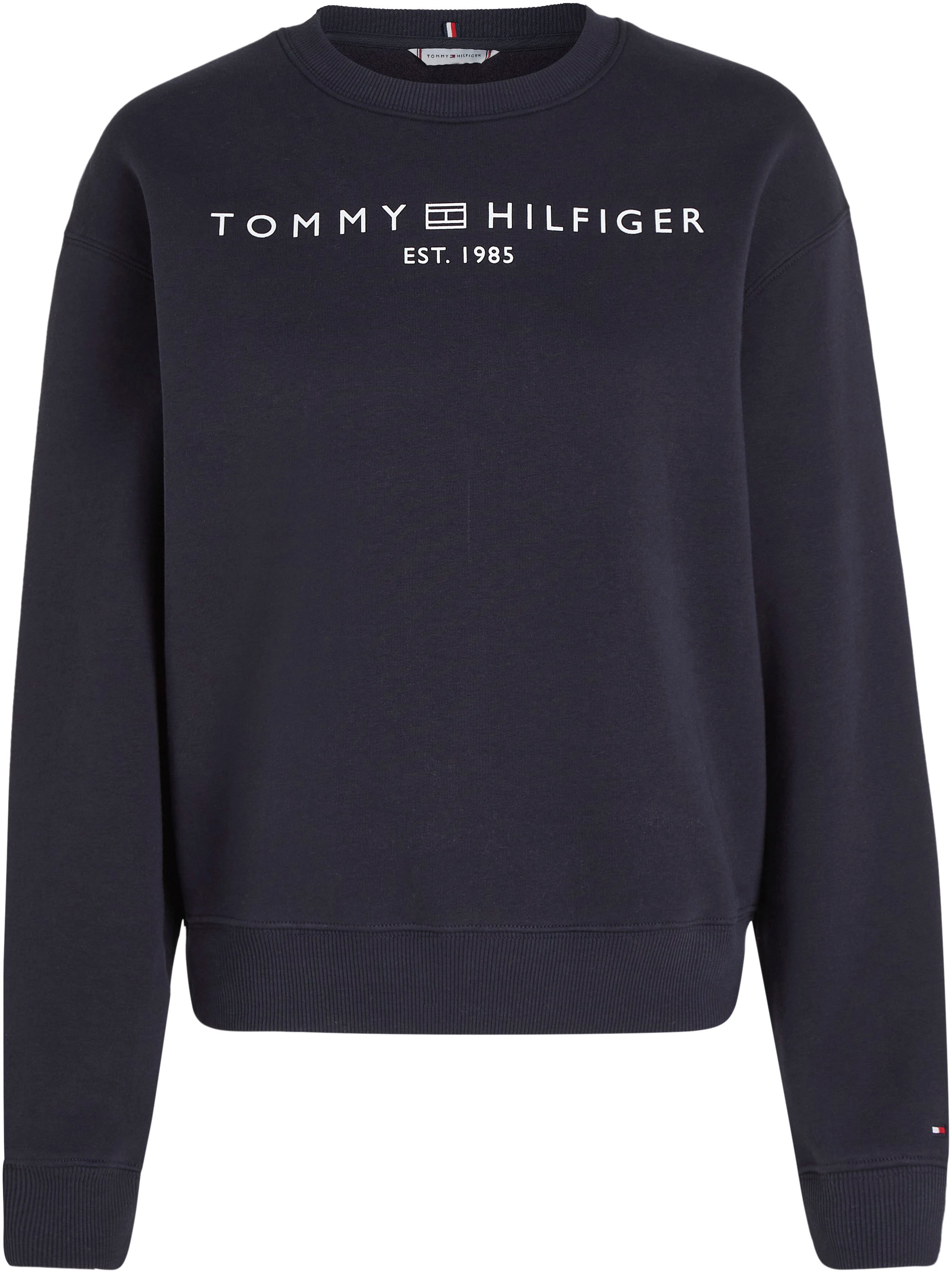 Sweatshirt Hilfiger CORP mit Tommy LOGO Logoschriftzug REG kaufen SWTSHRT«, »MDRN C-NK