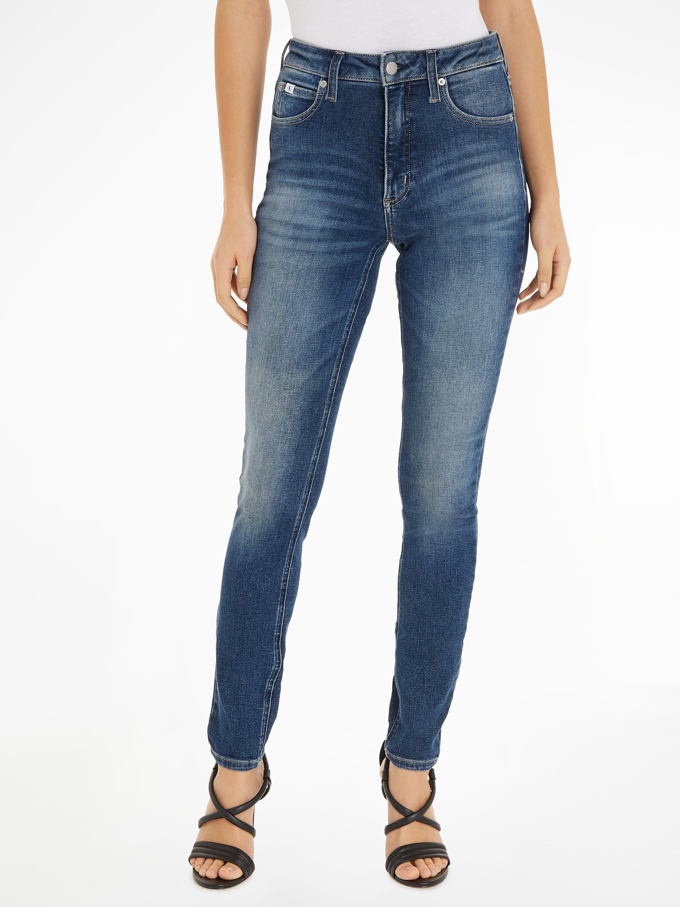Calvin Klein Jeans Skinny-fit-Jeans »HIGH RISE SKINNY«, im 5-Pocket-Style  kaufen | I'm walking