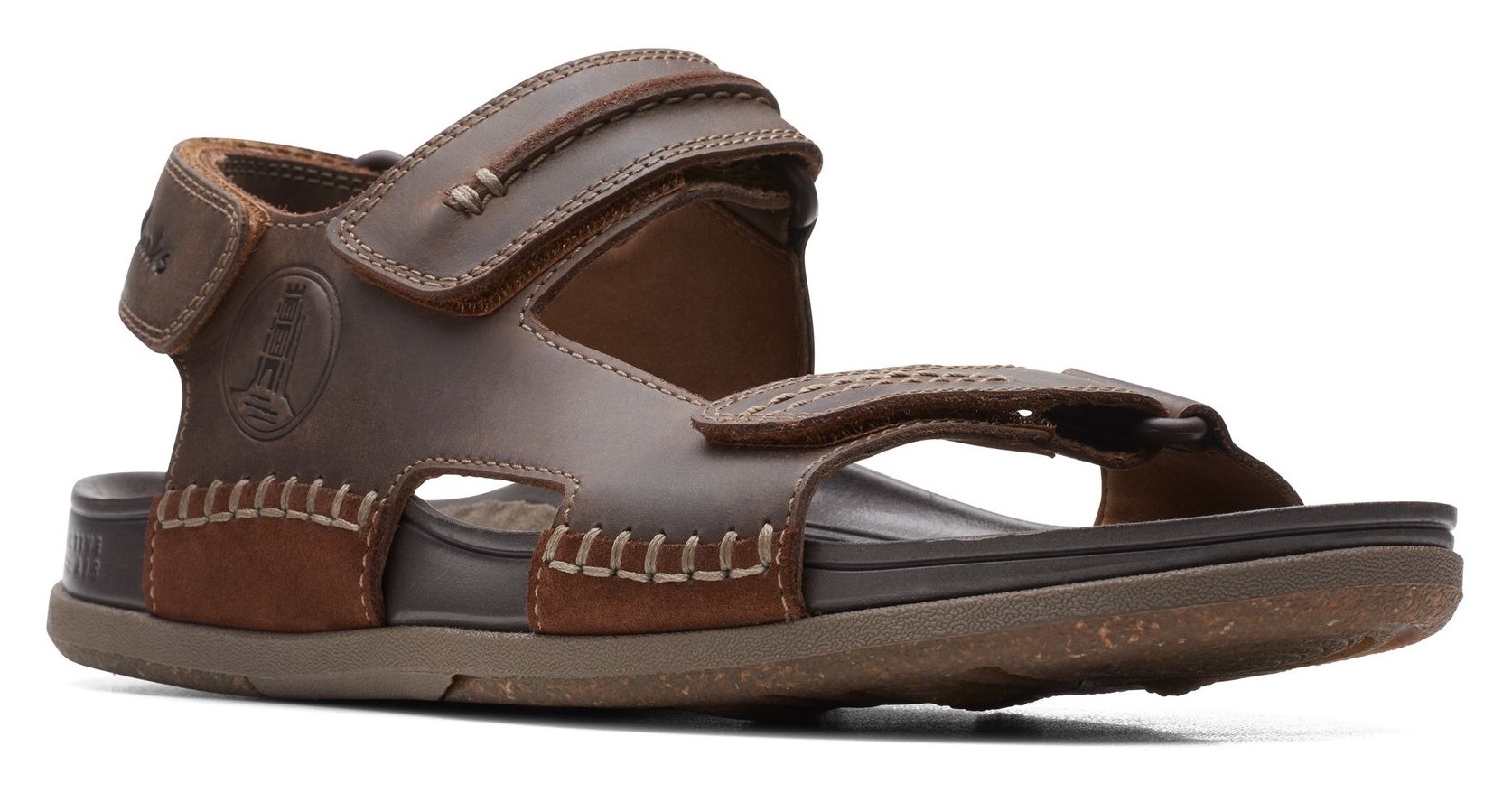Clarks Sandale mit praktischen Klettverschlüssen